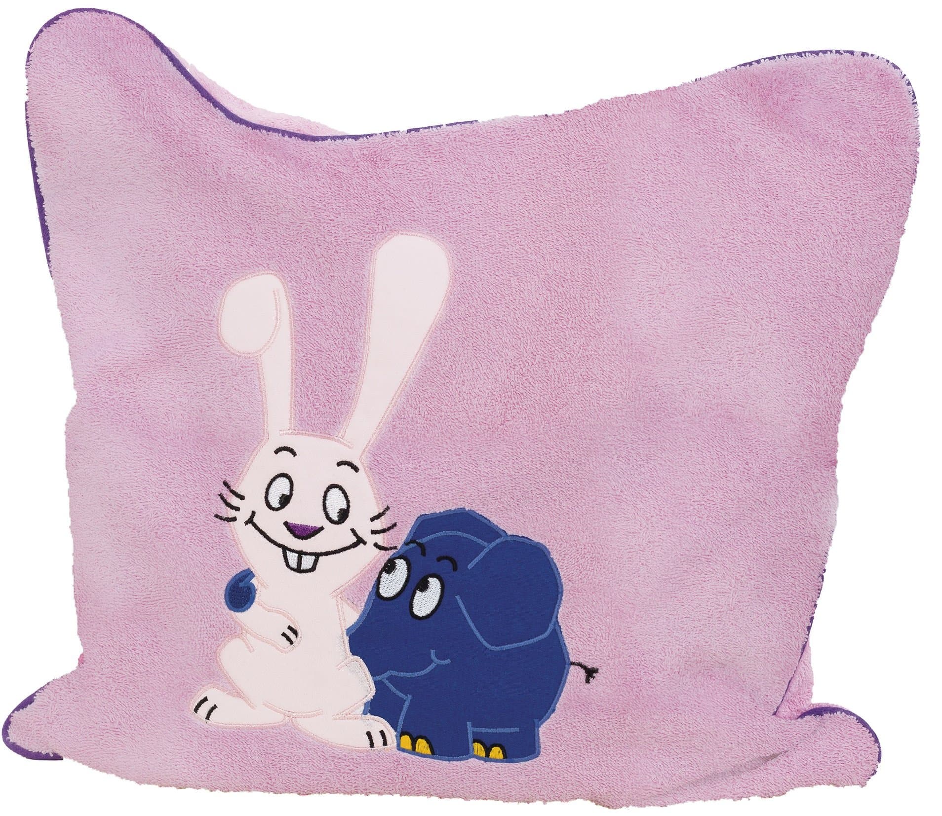 Smithy Elephant and Rabbit Cushion Cover 40 x 40 cm