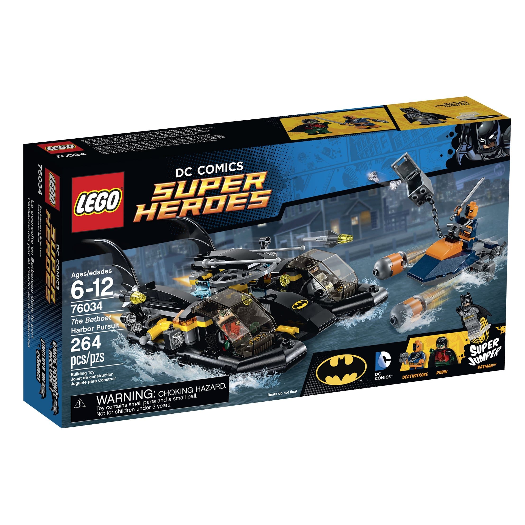 The Batbaot Harbor Pursuit LEGO® DC Comics Super Heroes Set 76034