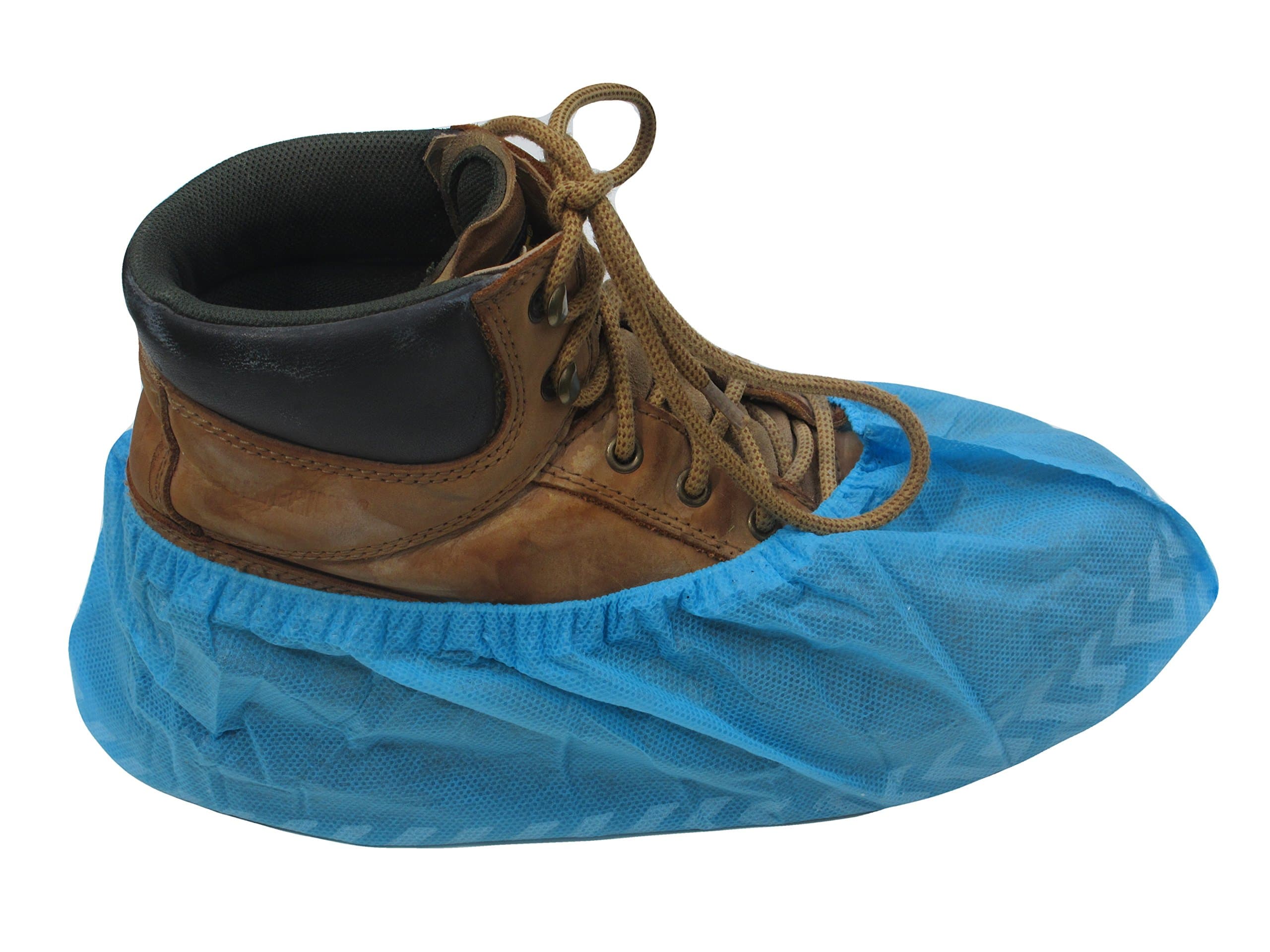 ProCES Shoe Cover - Non Slide - 100 Pack - Large - One Size Fits Most Shoes - Work or On The Job Shoe and Floor Protection