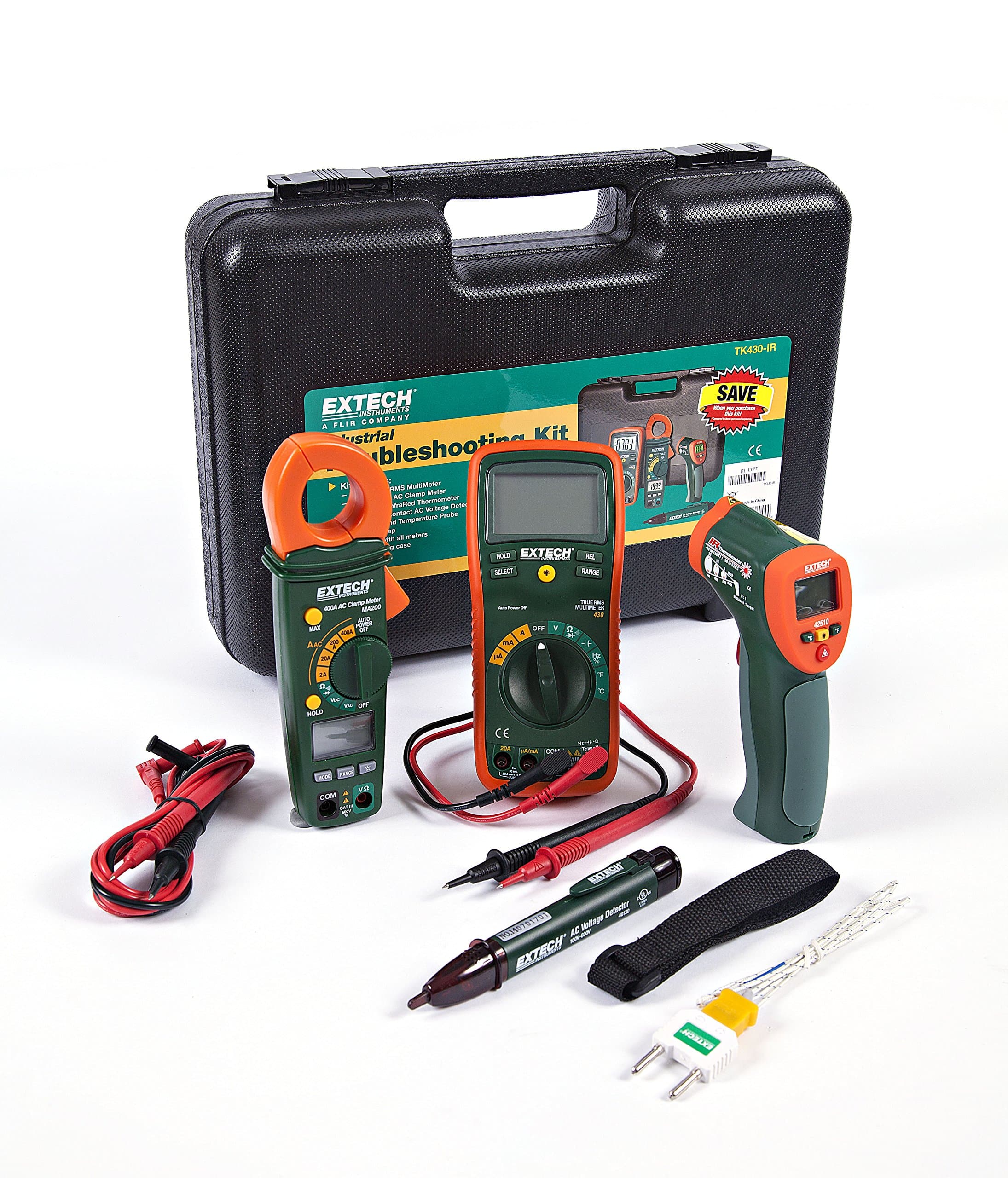 Extech TK430-IR Industrial Equipment and Material Troubleshooting Combo Kit