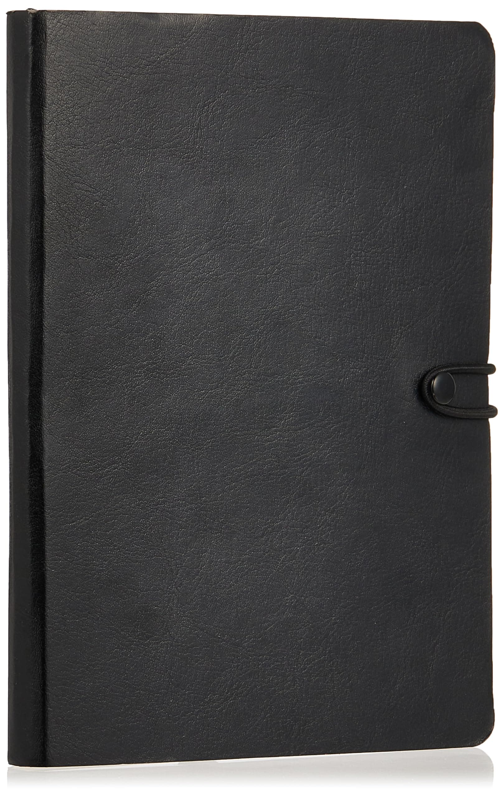 HEMA 14122268 A6 200 Lined Pages Notebook, Black