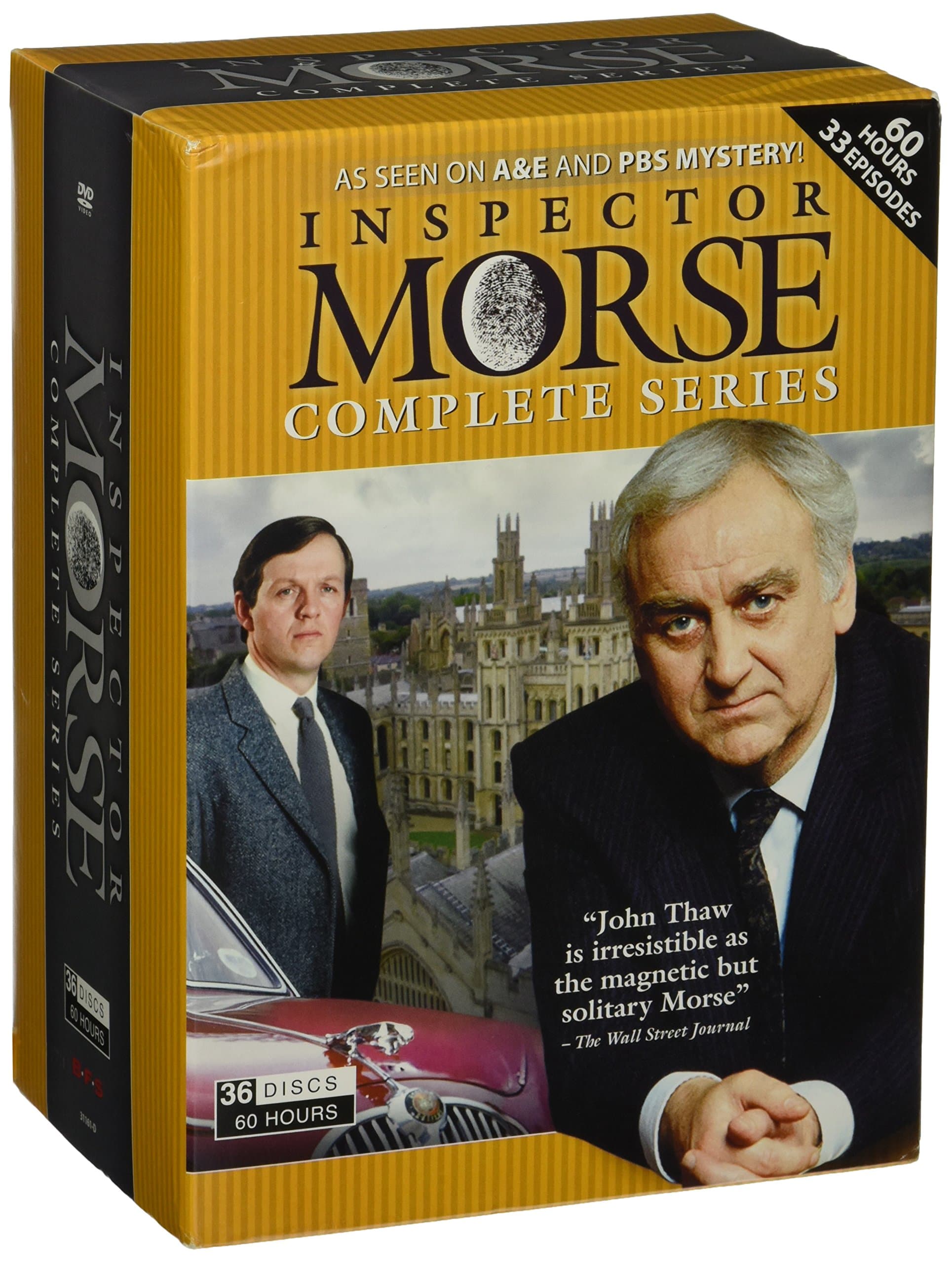 Inspector Morse Collection Complete Series 36 DVDs 3600 Minutes + 3 Bonus Specials
