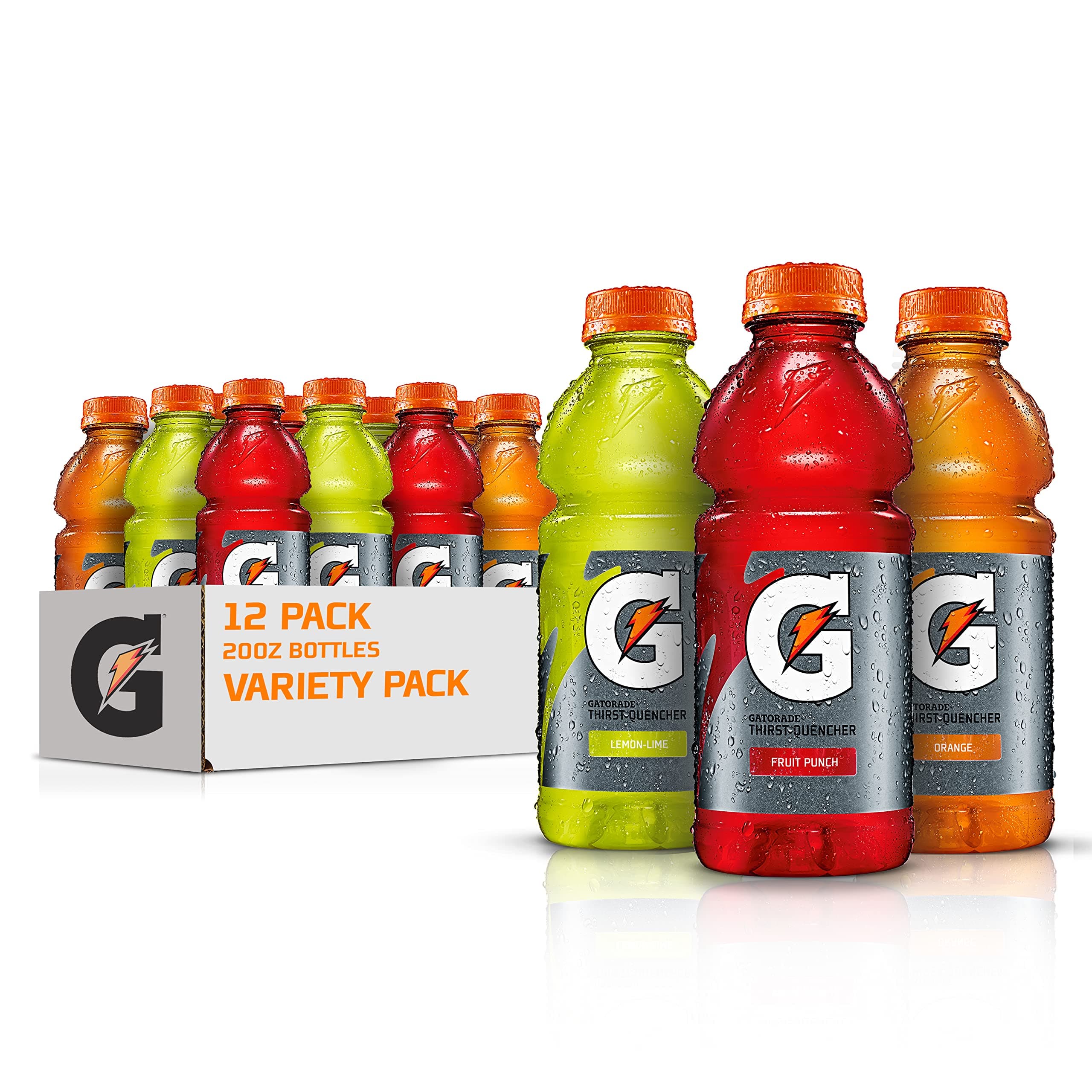 Gatorade Original Thirst Quencher Variety Pack, 20 Ounce Bottles (Pack of 12) by Gatorade