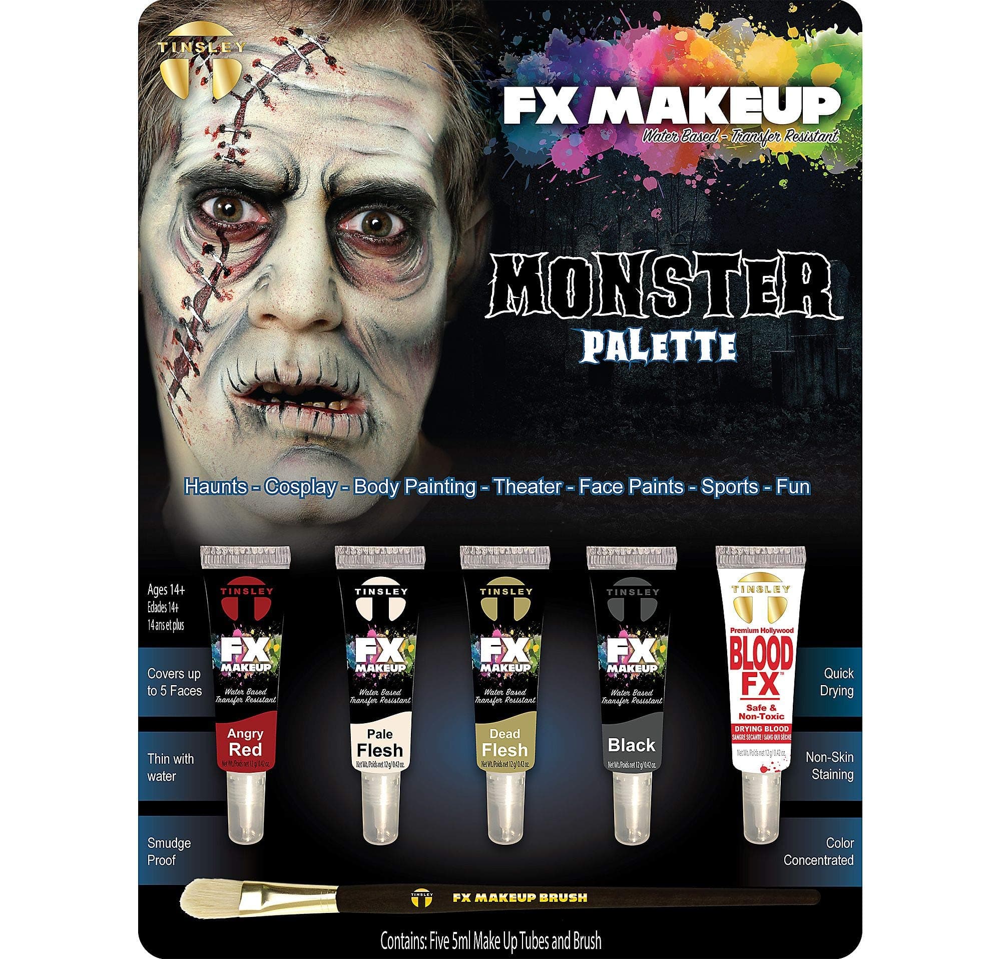 Tinsley Fx Colour Make Up Kits - Classic Monster Palette