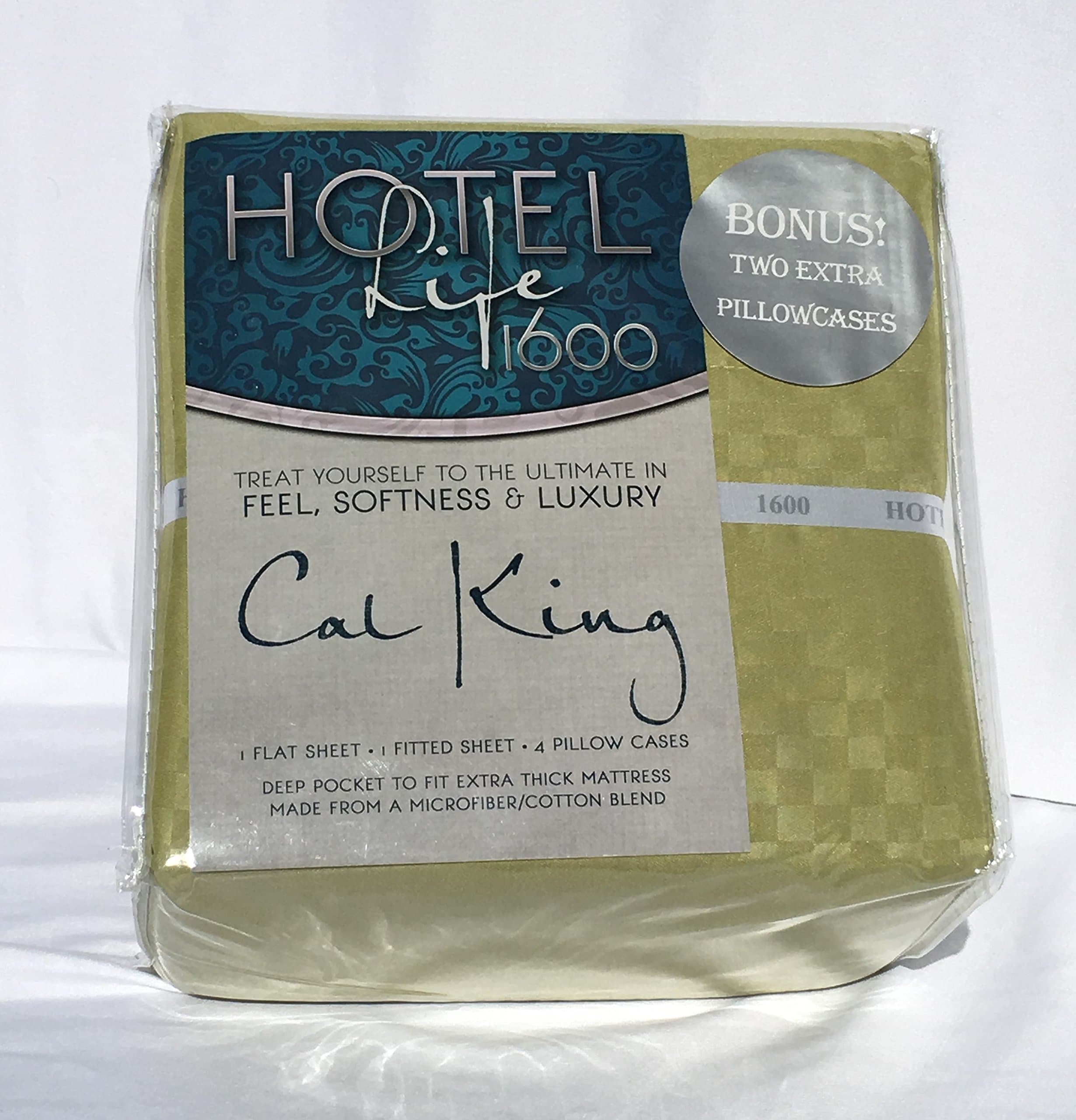 Hotel Life 1600 Sheets Cal King Sage Green