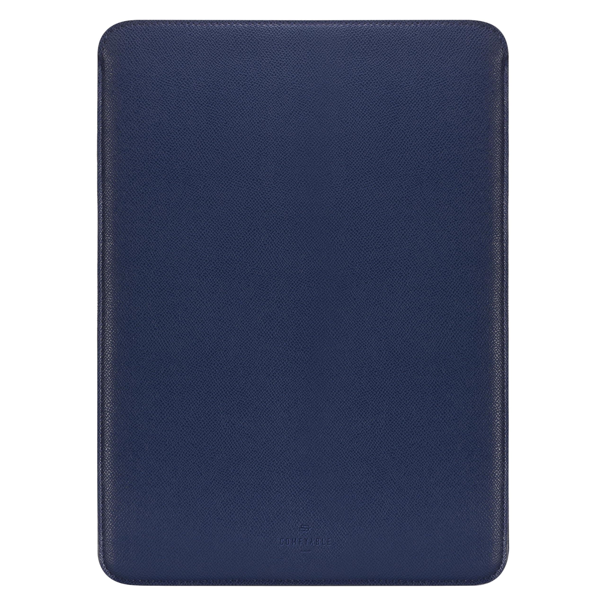 Laptop Sleeve 13 Inch Precisely Compatible with MacBook Air M4 2025-2018 & MacBook Pro M2 2022 M1 2020-2016, Faux Leather Cover Case, Midnight Blue