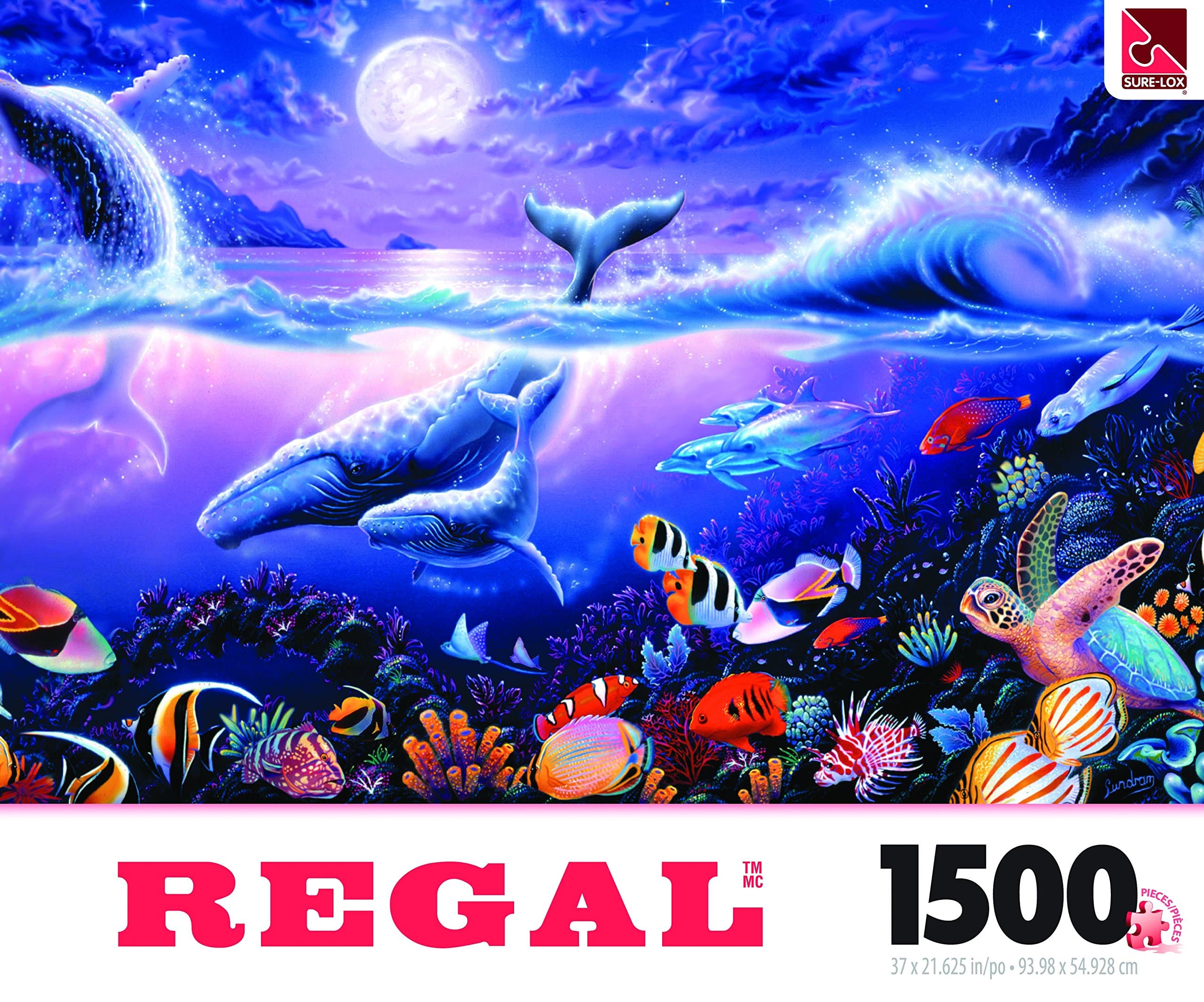 Surelox Regal Tropic Moonlight Puzzle (1500Piece)