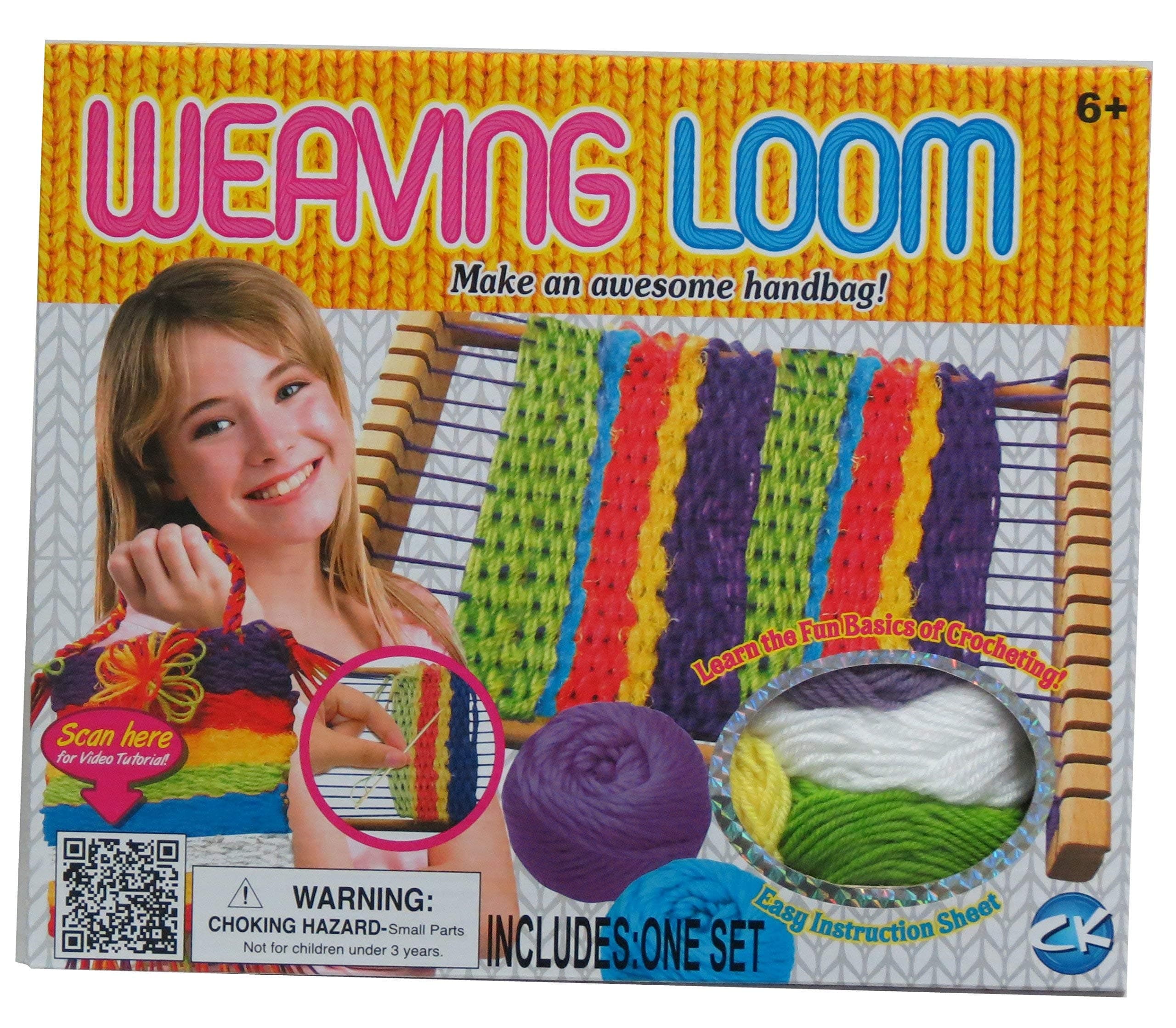 Kids Weaving Loom Craft Handbag