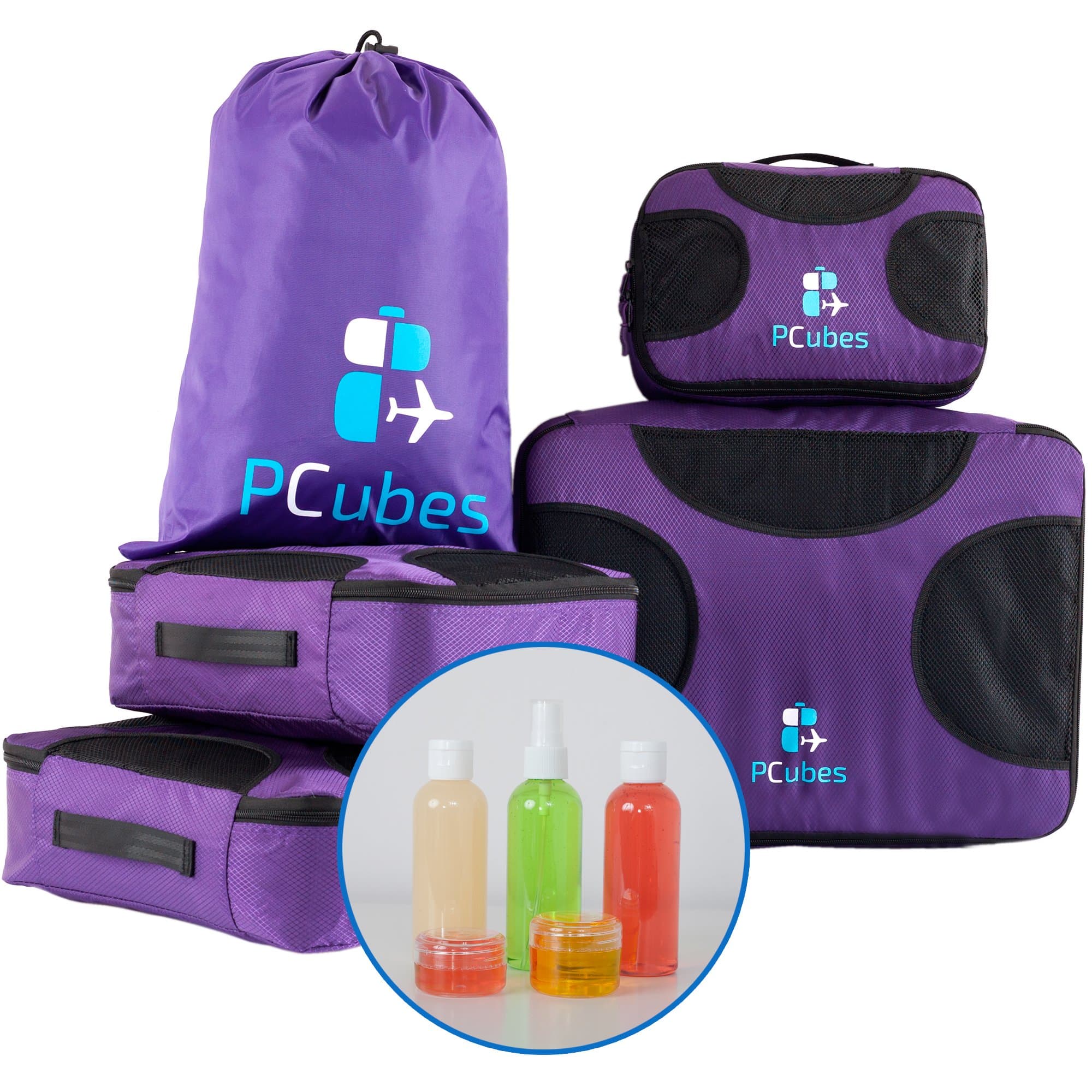 — Packing cubes set - Travel cube - Luggage organizer