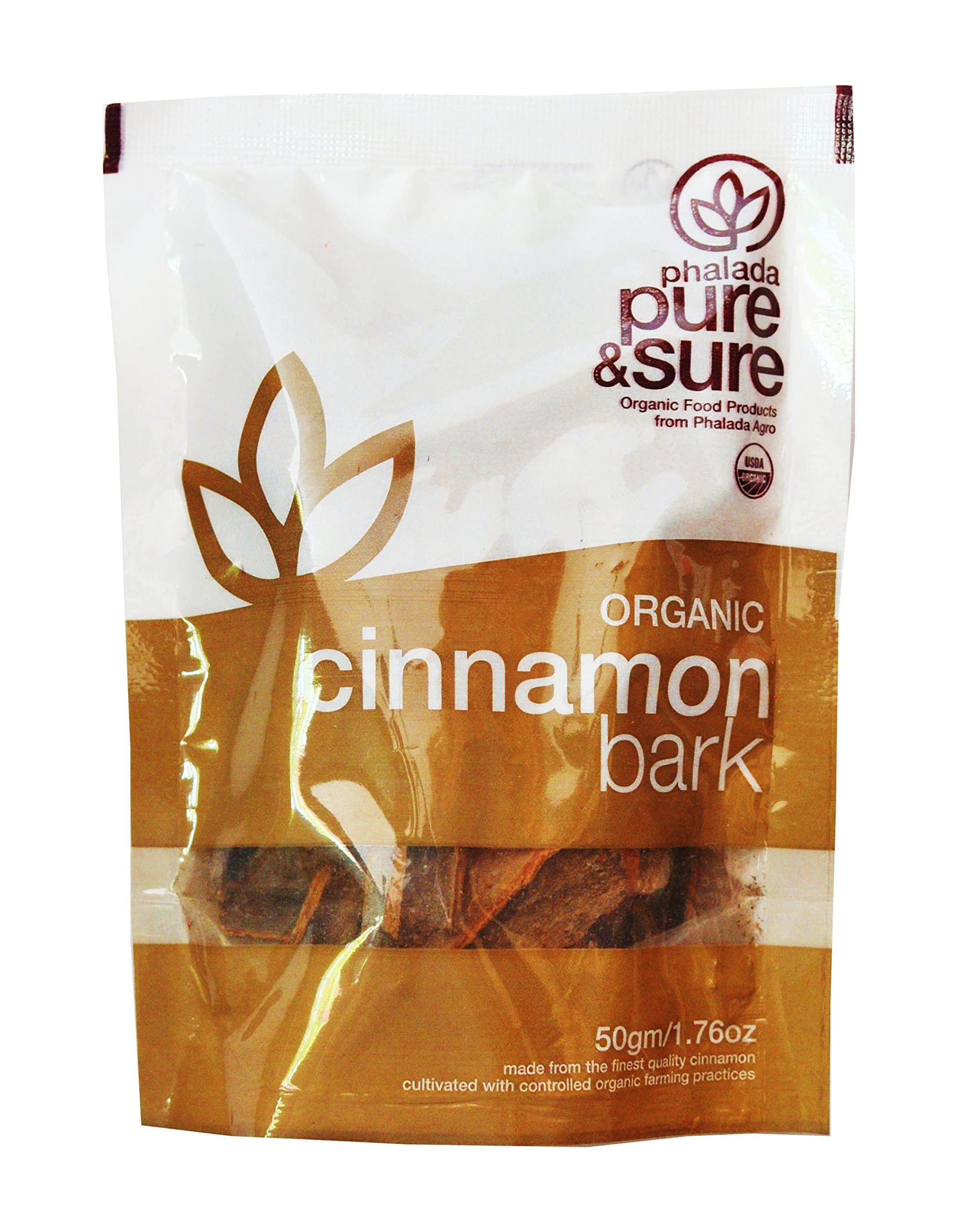 Pure & Sure Organic Cinnamon Bark, 50g