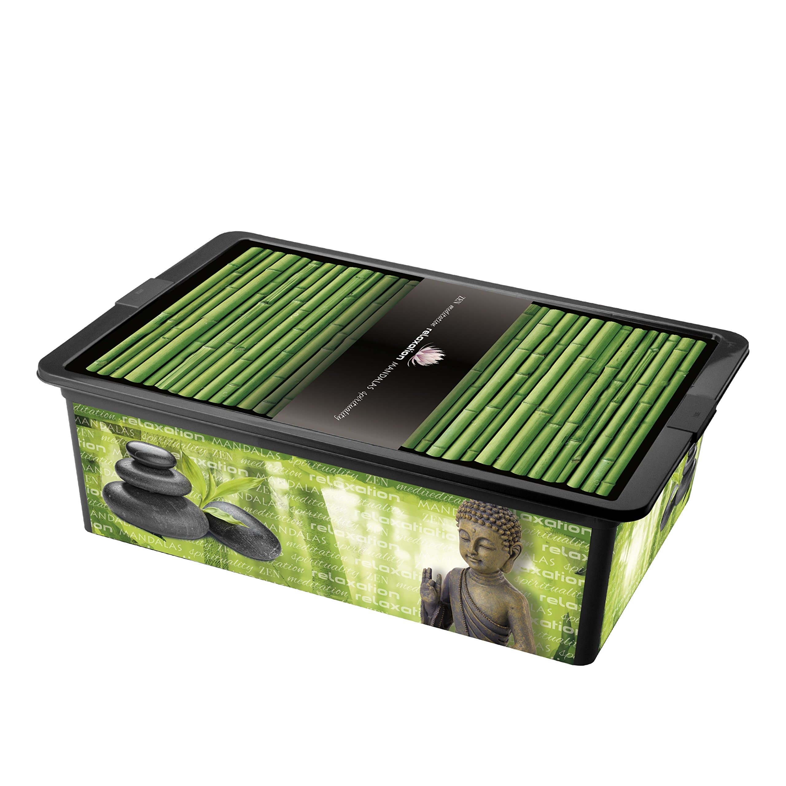 Juypal IML Zen Multipurpose Box-Organizing with Wheels, 30 L, Polypropylene, One Size