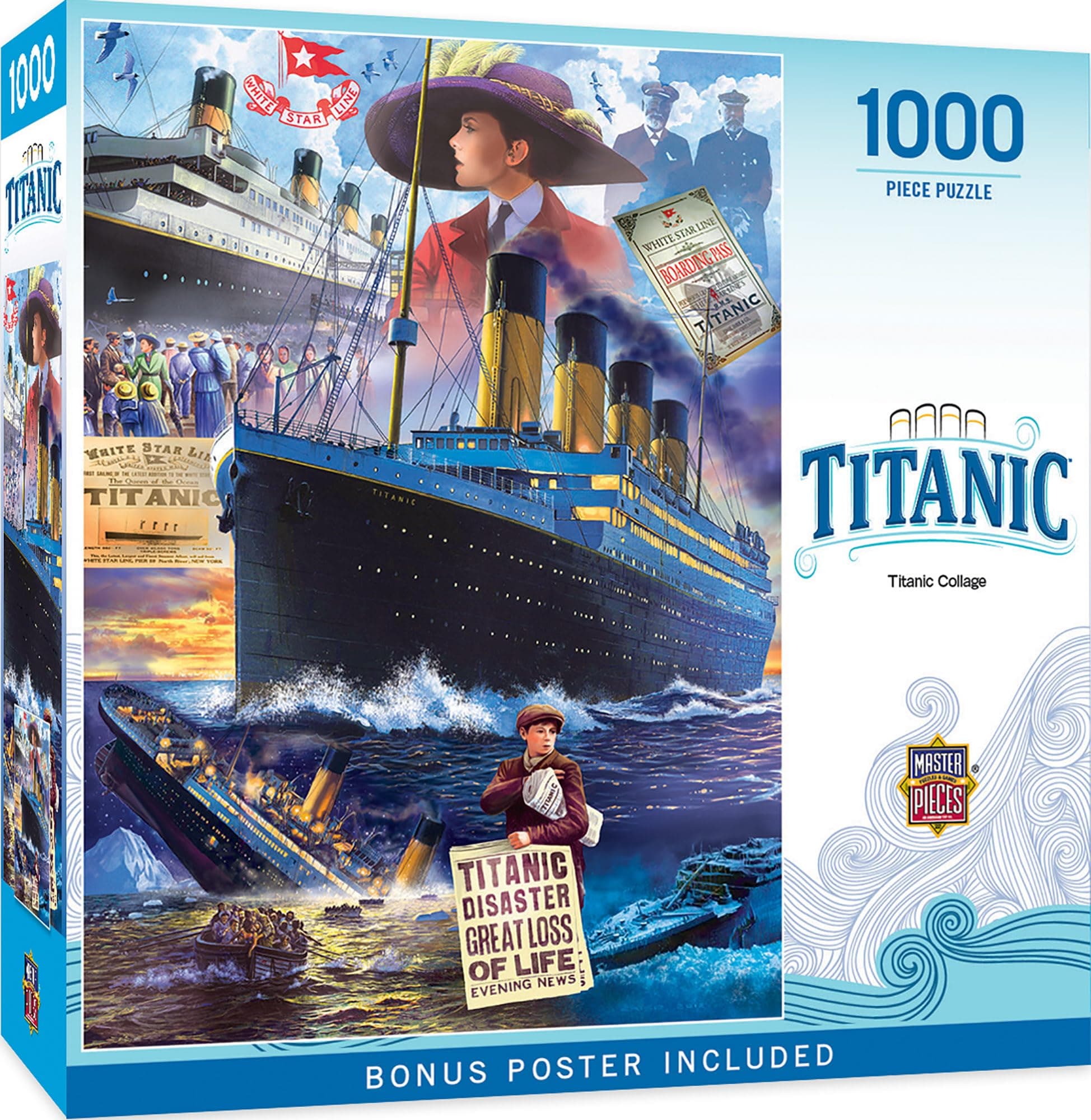 MasterPieces Titanic Collage 1000-Piece Jigsaw Puzzle