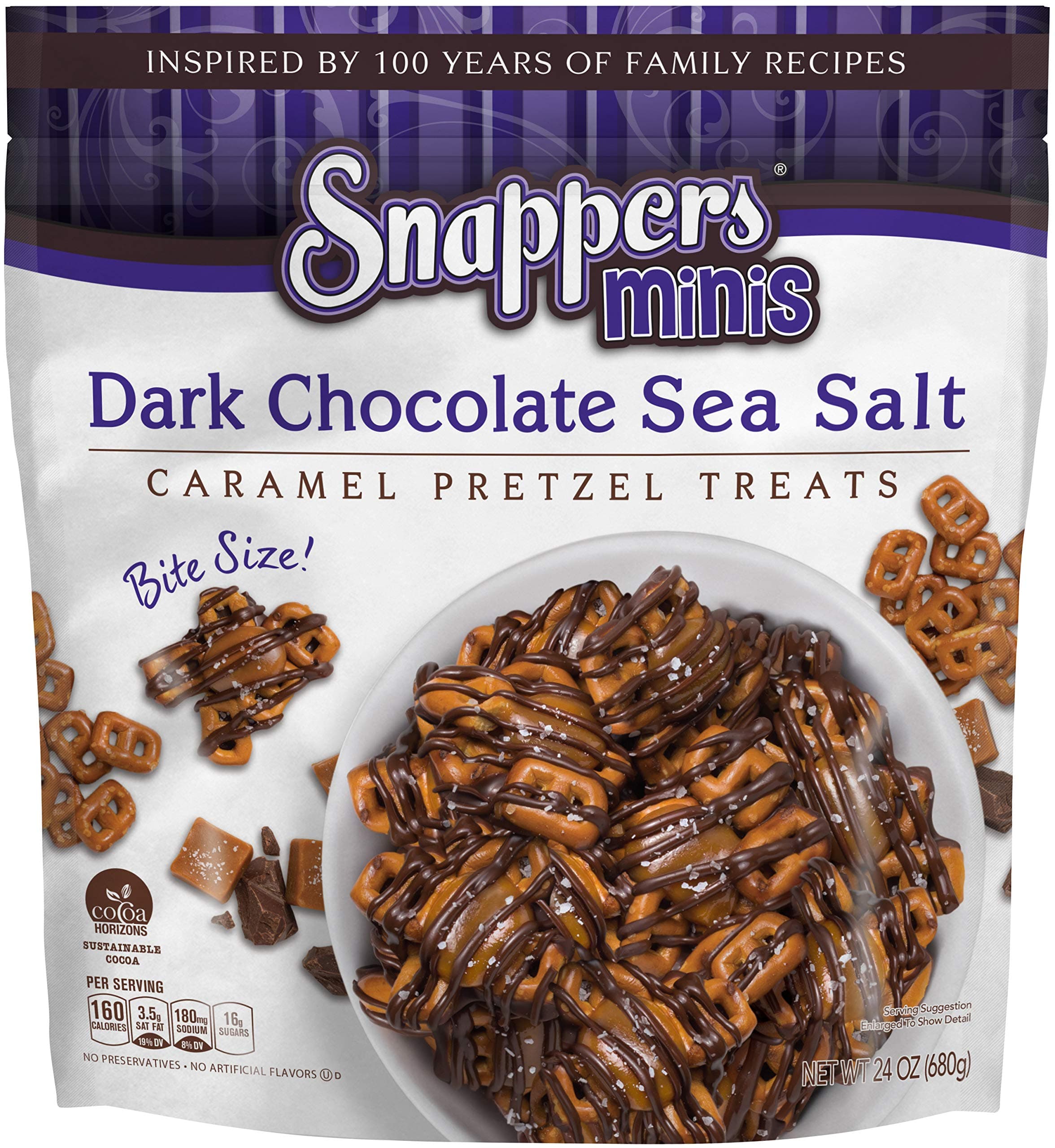 24oz Snappers Minis Dark Sea Salt (2-pack)
