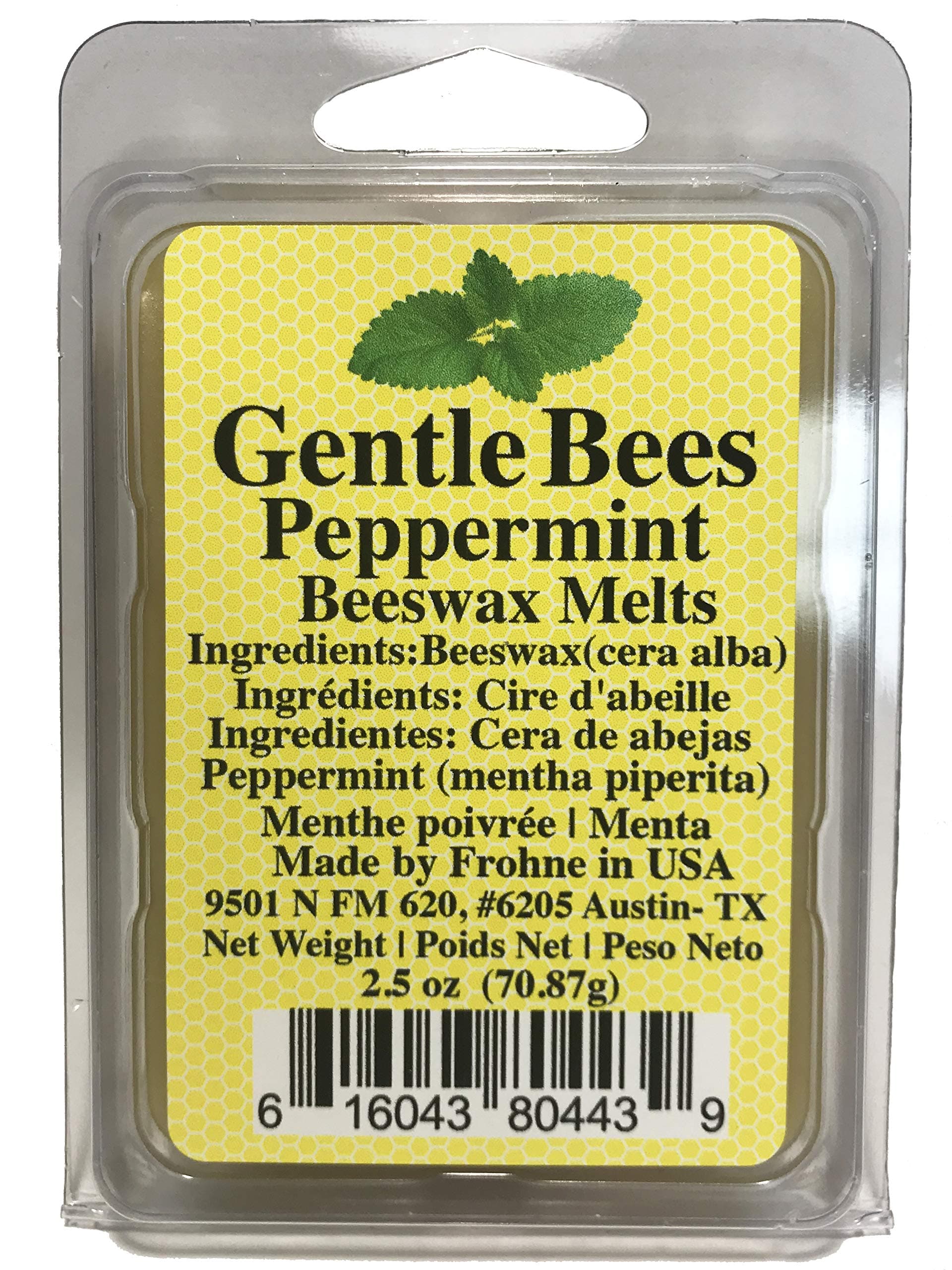 Gentle Bees Peppermint Beeswax Melts, 2.5 Ounces