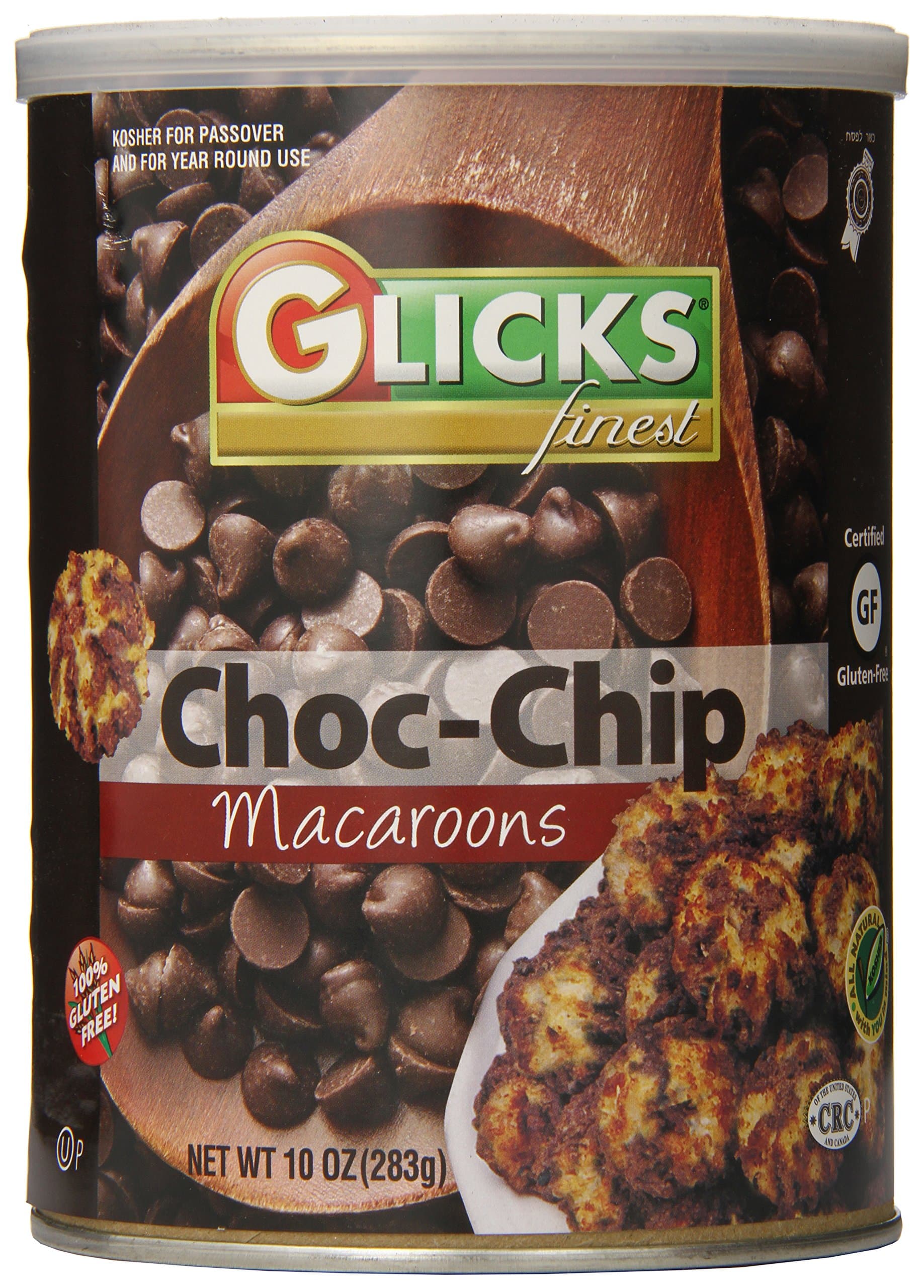 Glick's Gluten Free Macaroons, Choc-Chip, 10 Ounce
