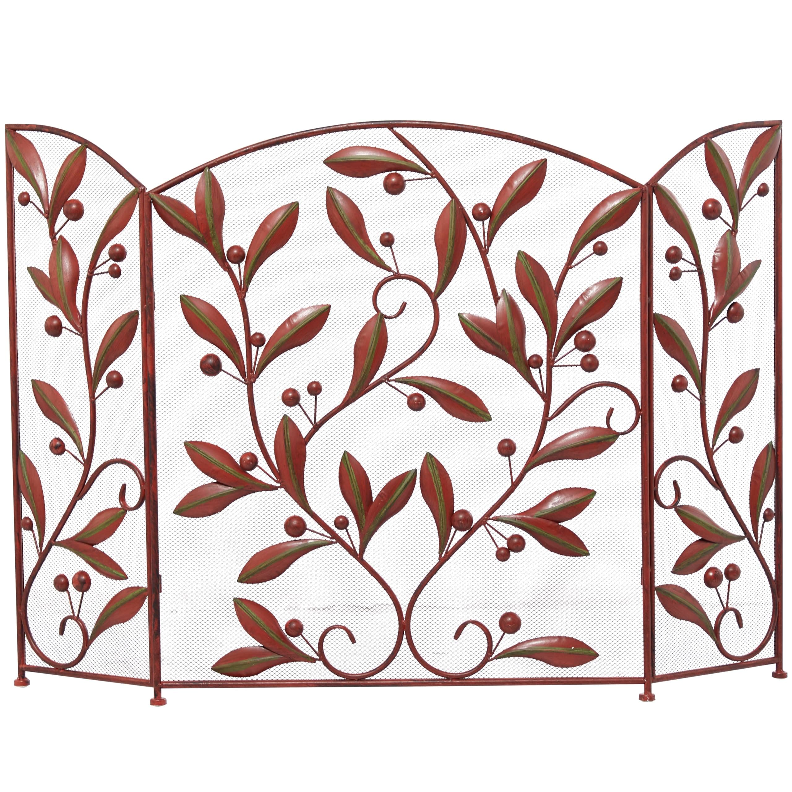 Deco 79 71889 Metal Fire Screen, 48"W X 30"H