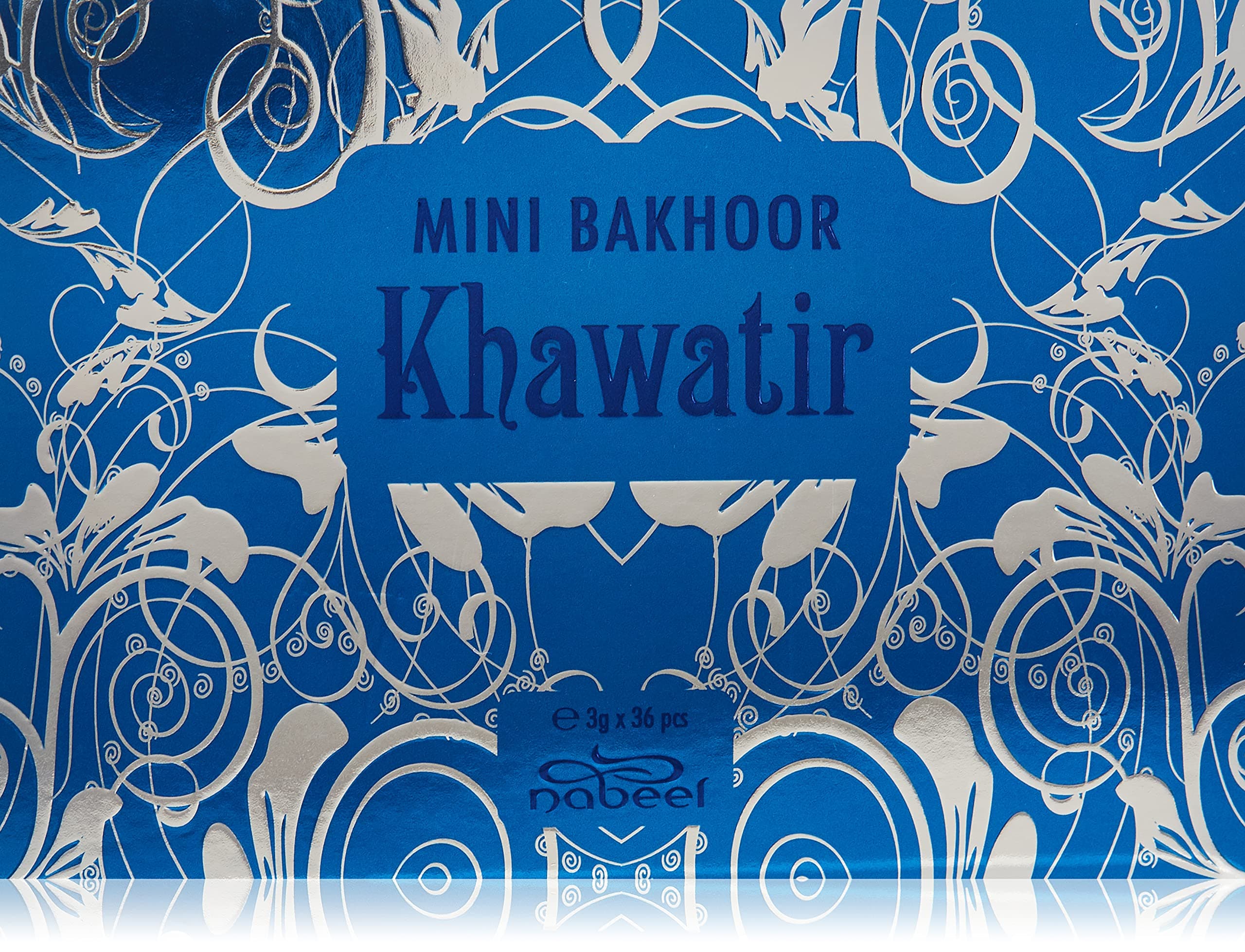 Perfumes Mini Bakhoor Khawatir Incense Solid Perfume For Unisex, 36 x 3 gm