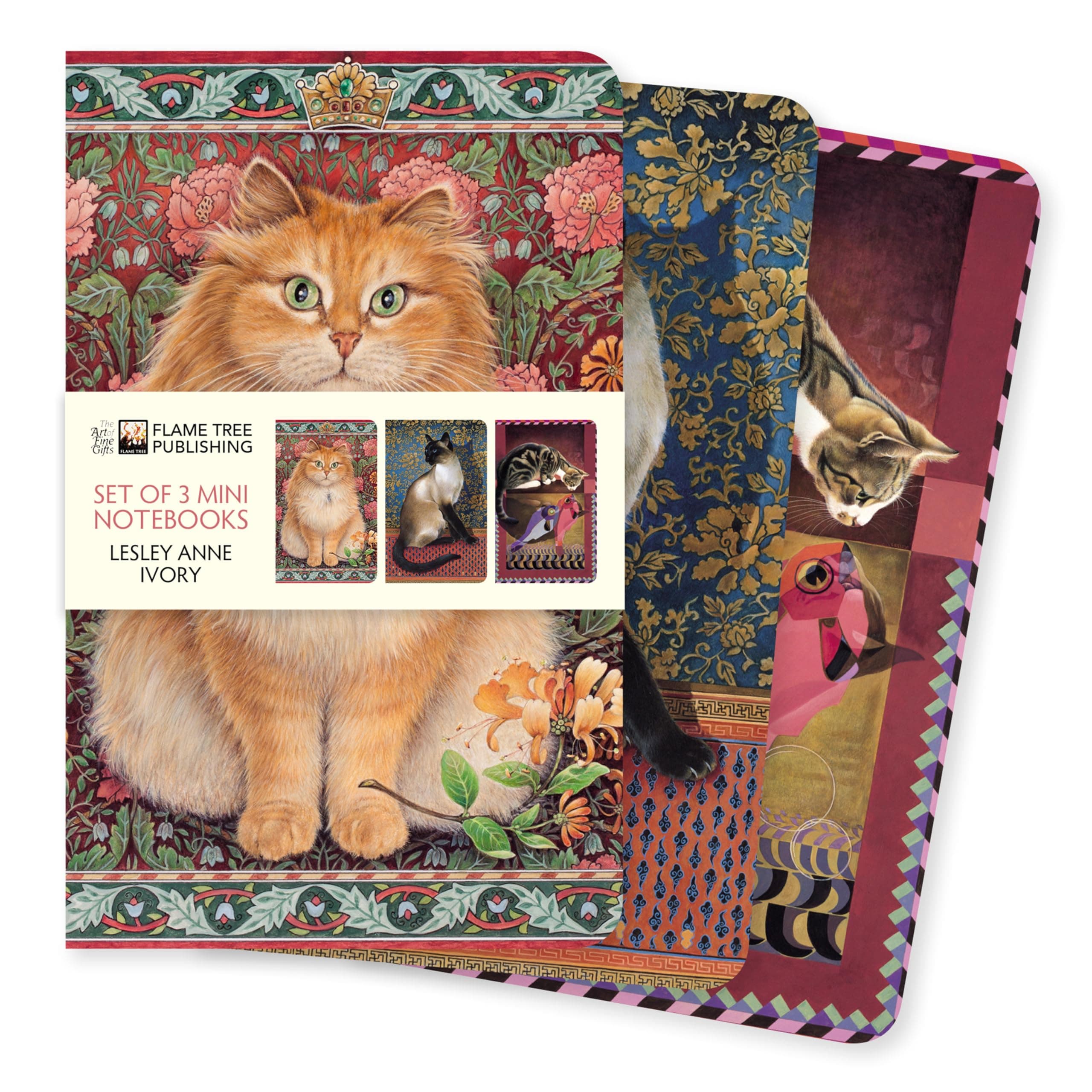 Lesley Anne Ivory Set of 3 Mini Notebooks (Mini Notebook Collections)