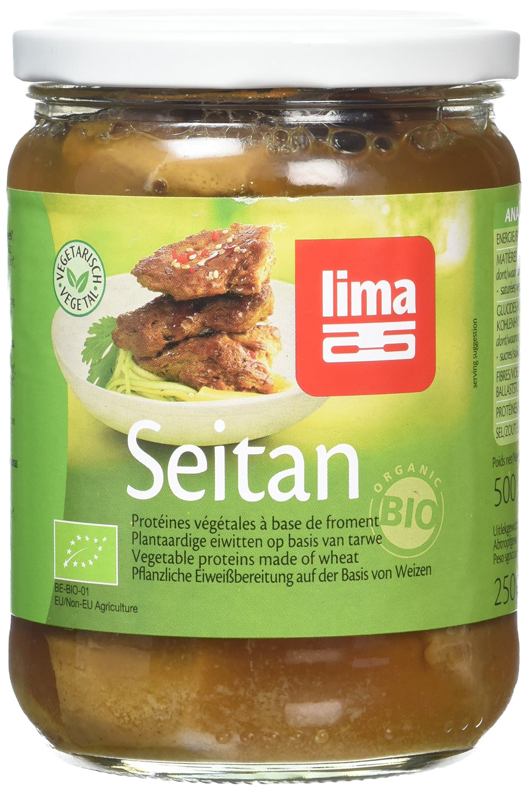 Lima Organic Seitan 250 g (Pack of 2)