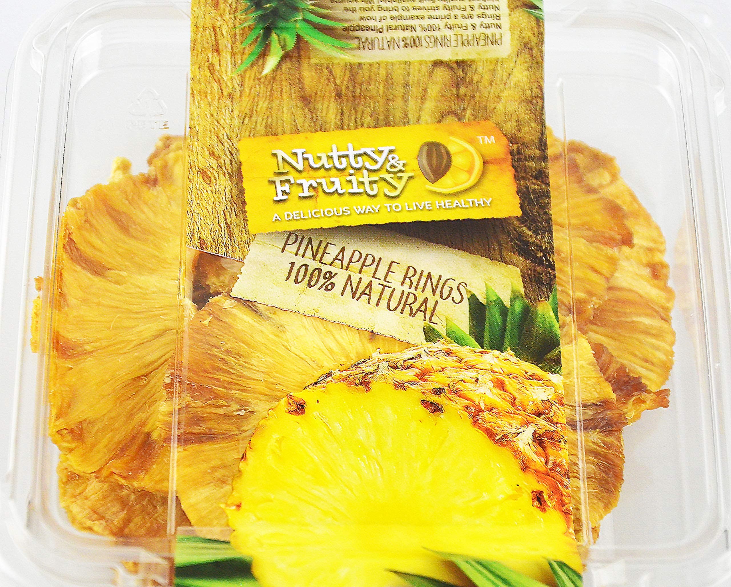 100% Natural Dried Pineapple Rings 4.5 Ounces