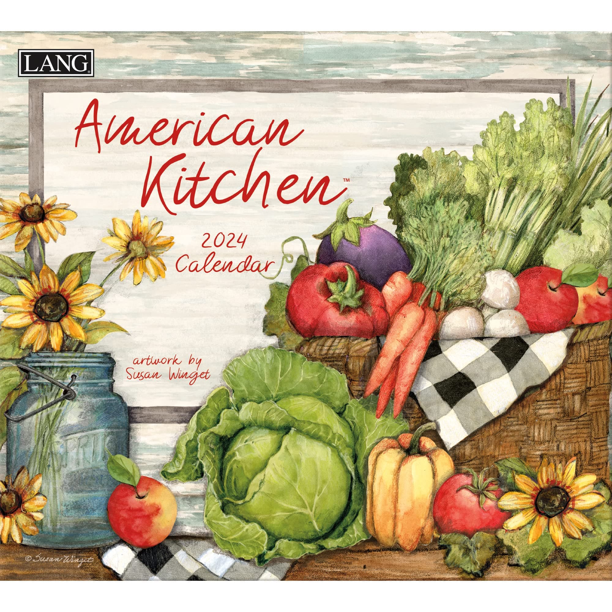 LangAmerican Kitchen 2024 Wall Calendar (24991001891)