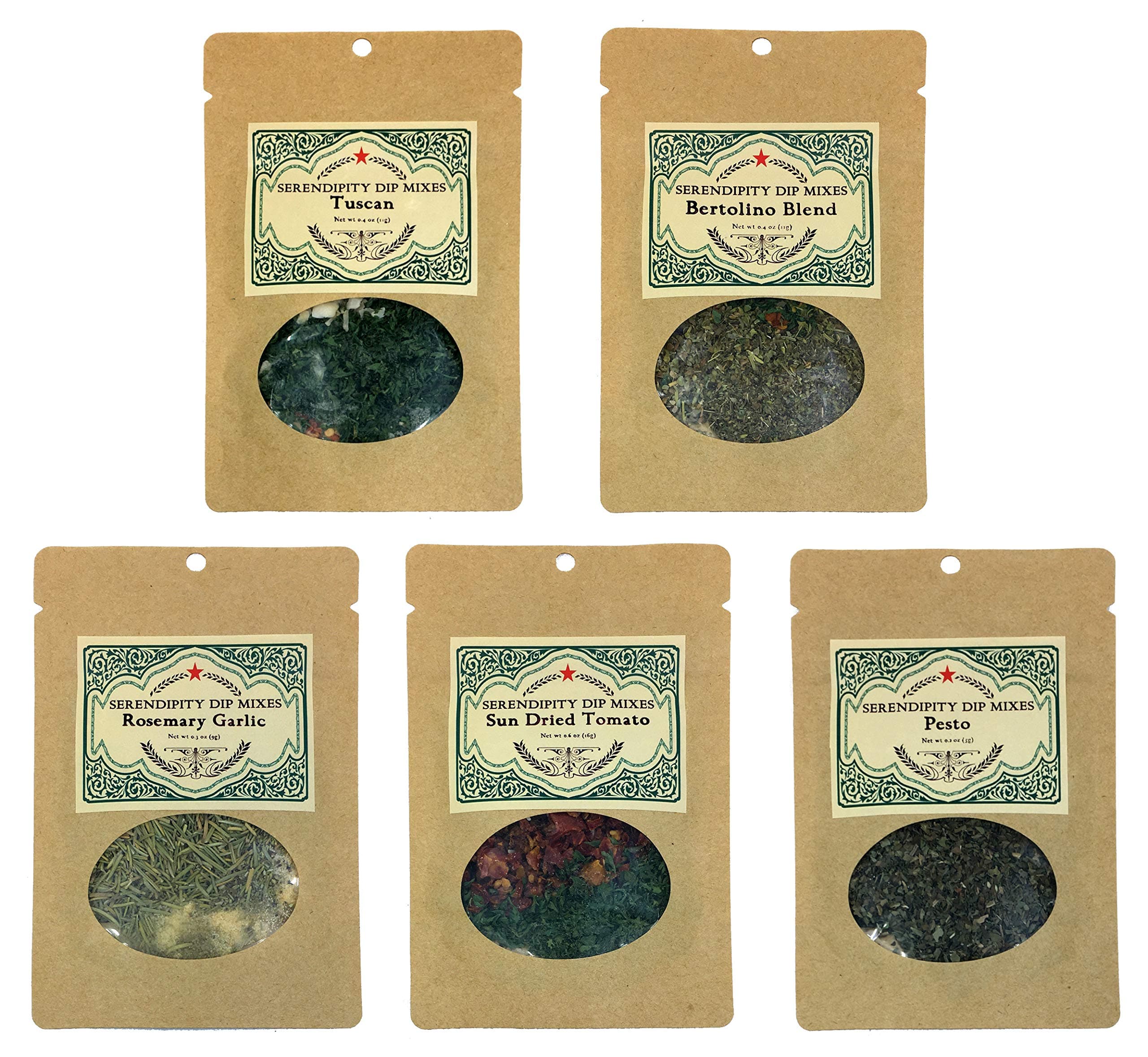 Serendipity Bread Dip Mix (Variety Pack, 5 Dip Mixes)