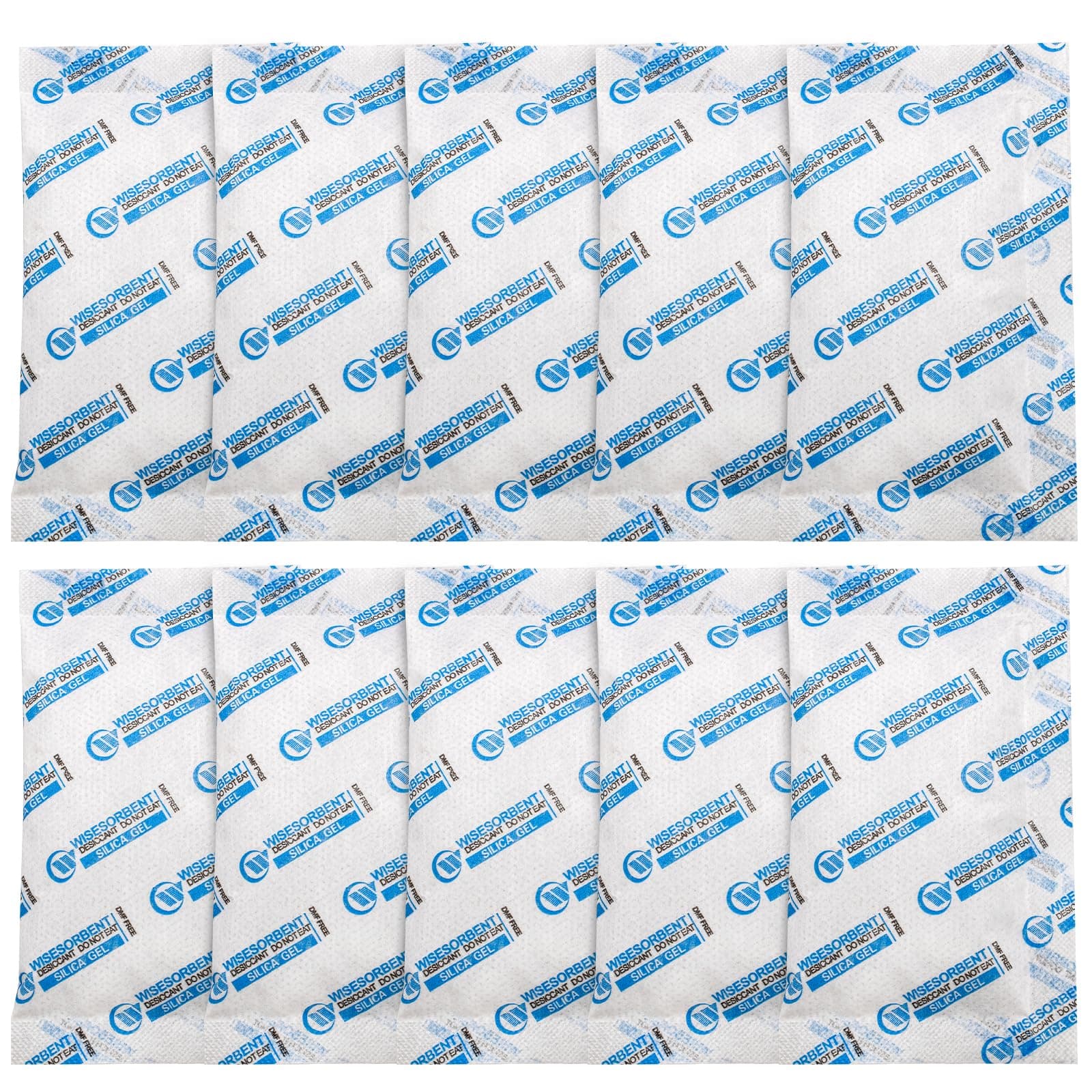 Wisesorb Silica Gel Packets, 20 Gram 15 Packs Dessicant Packets for Storage, Pure and Safe Silica Gel Desiccant Packs, Humidity Packs