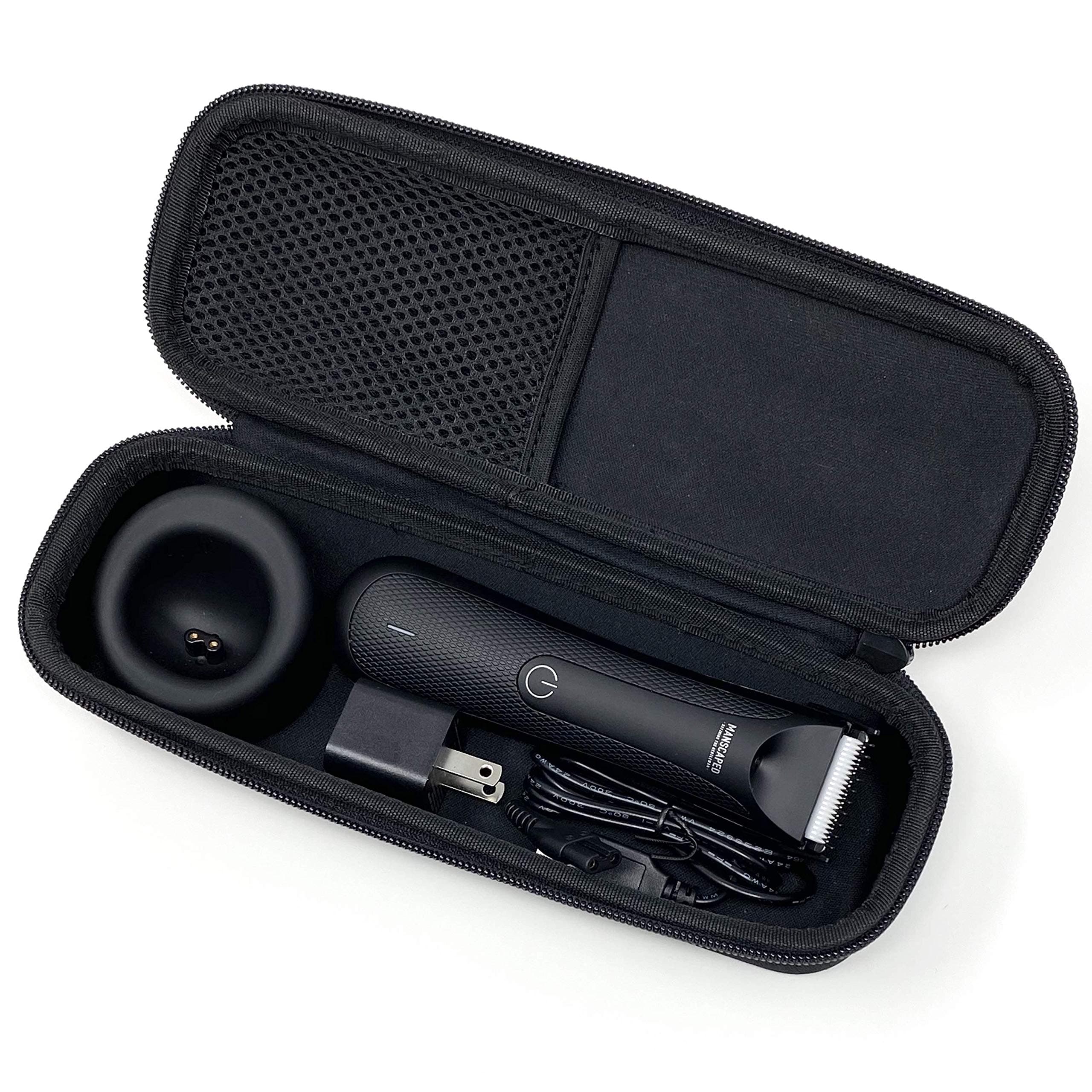 Arber Hard Case for Manscaped Lawn Mower 4.0 or 3.0 Trimmer - Protective Organizer for Trimmer and Accessories - Case Only