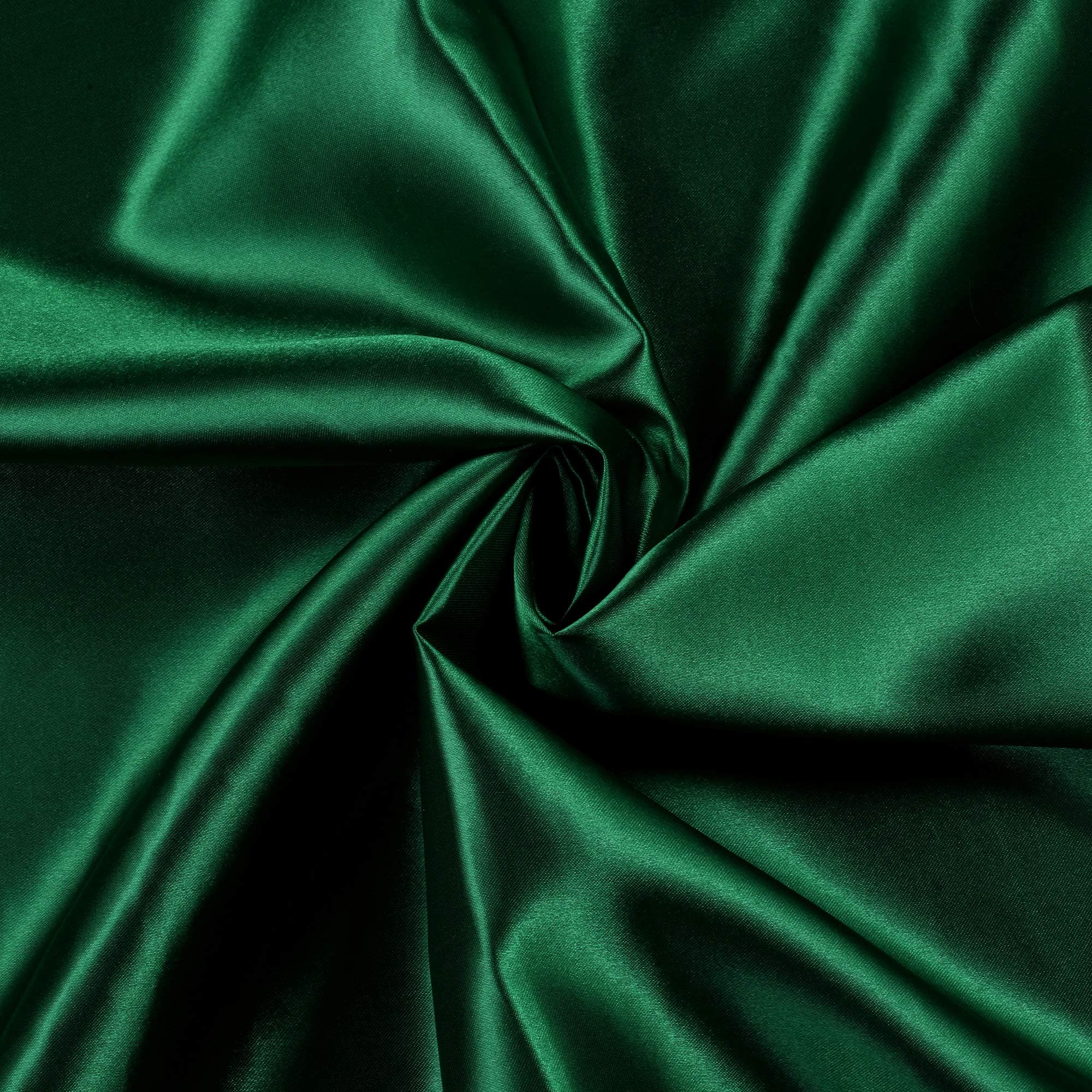 VDS Hunter Green Satin Fabric, 10 Yards Continuous Long x 45” Wide, Wedding Party Decoration Charmeuse Silky Sateen Fall Thanksgiving Christmas DIY Crafts Home Xmas Party Decorations