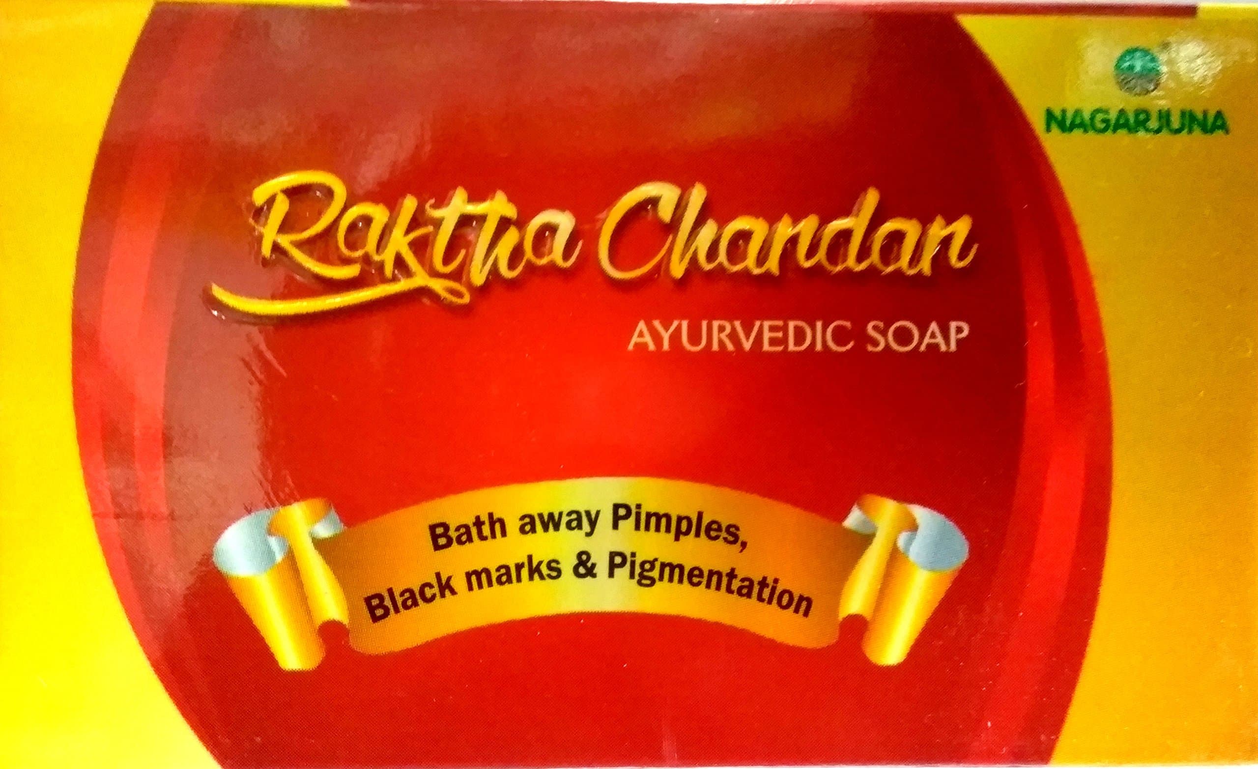 Raktha Chandan Ayurvedic Soap,75Gm(Pack Of 4)