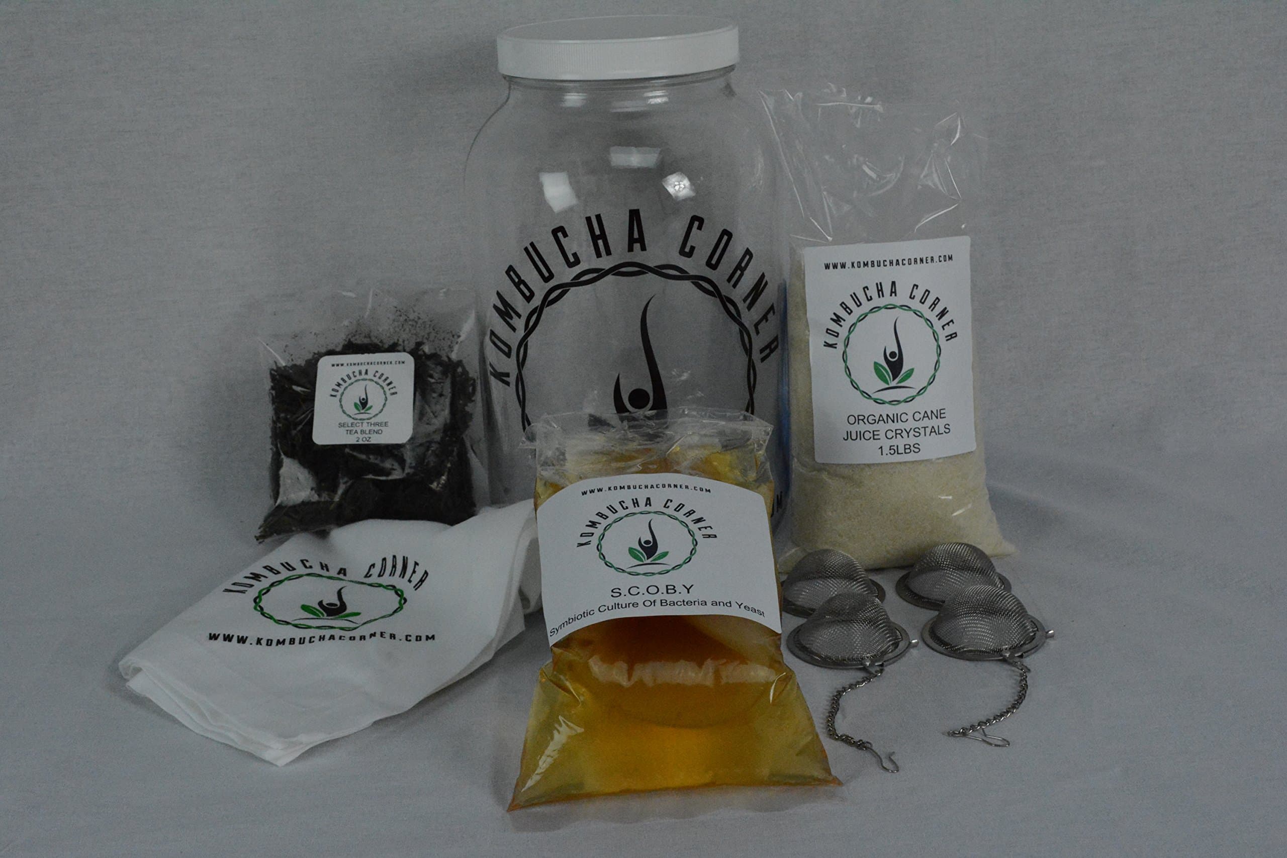 Kombucha Starter Kit For Kombucha Home Brewing