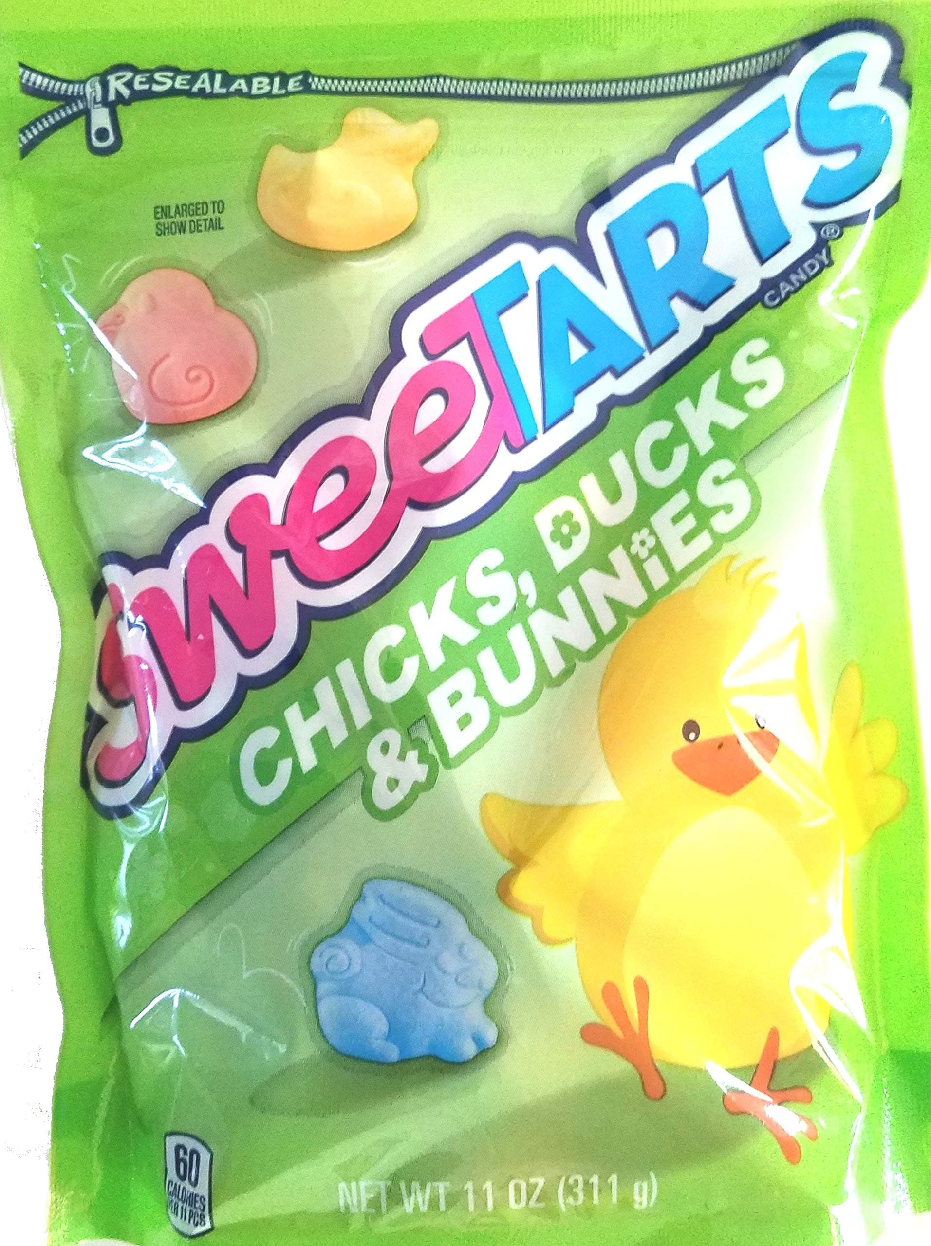 Sweet Tarts (1 Bag) Easter Chicks Ducks & Sweettart Candy Bunnies 11 oz 311 g