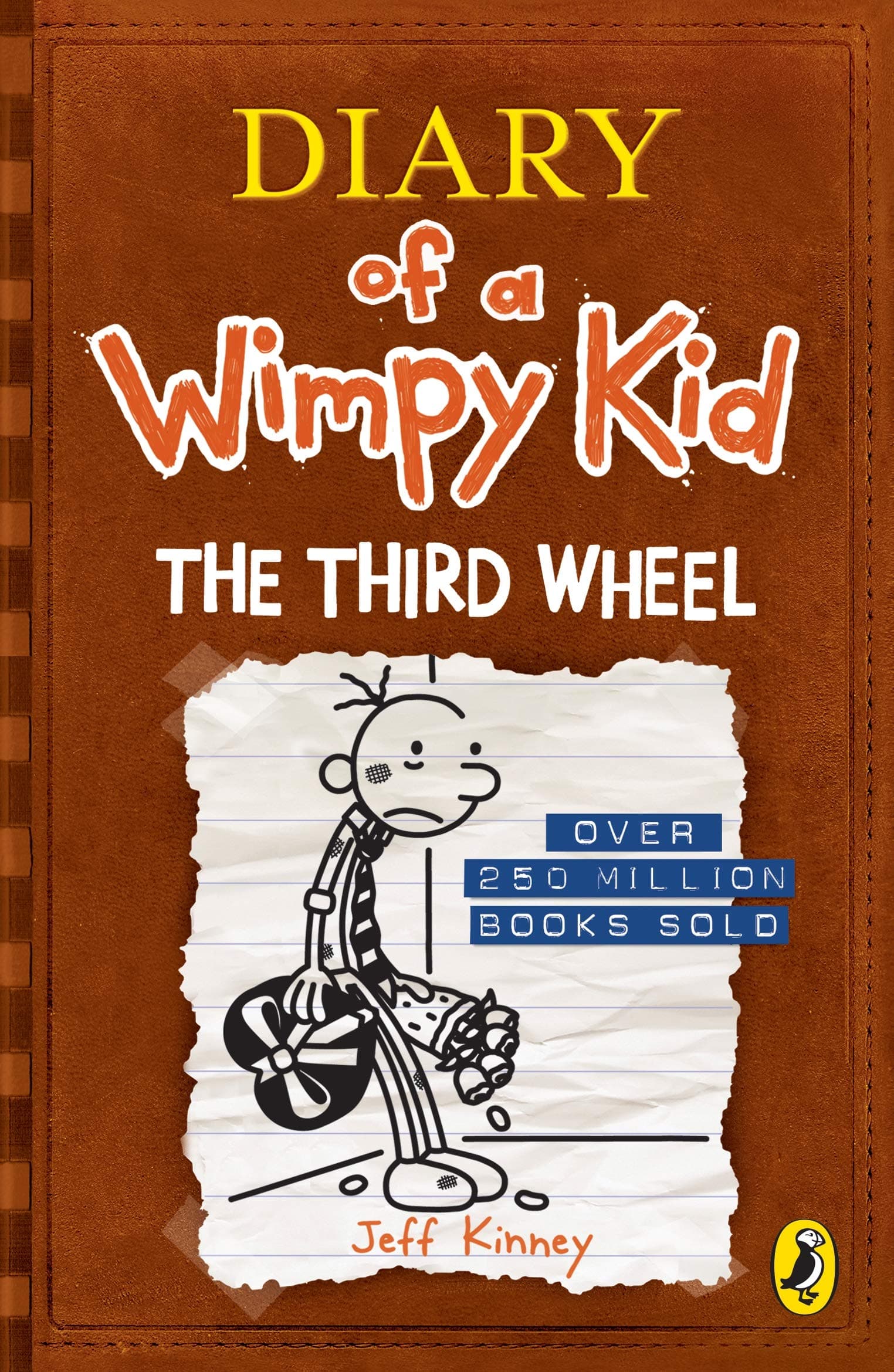 Diary Of A Wimpy Kid: The Third Wheel Book 7 by Jeff Kinney - Paperback