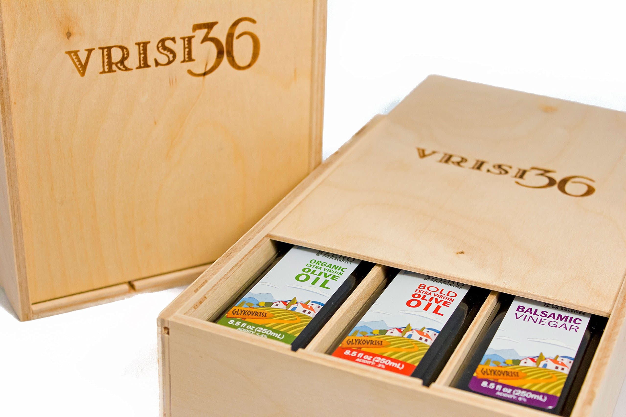 Artisanal Greek Extra Virgin Olive Oils and Balsamic Home Chef Set