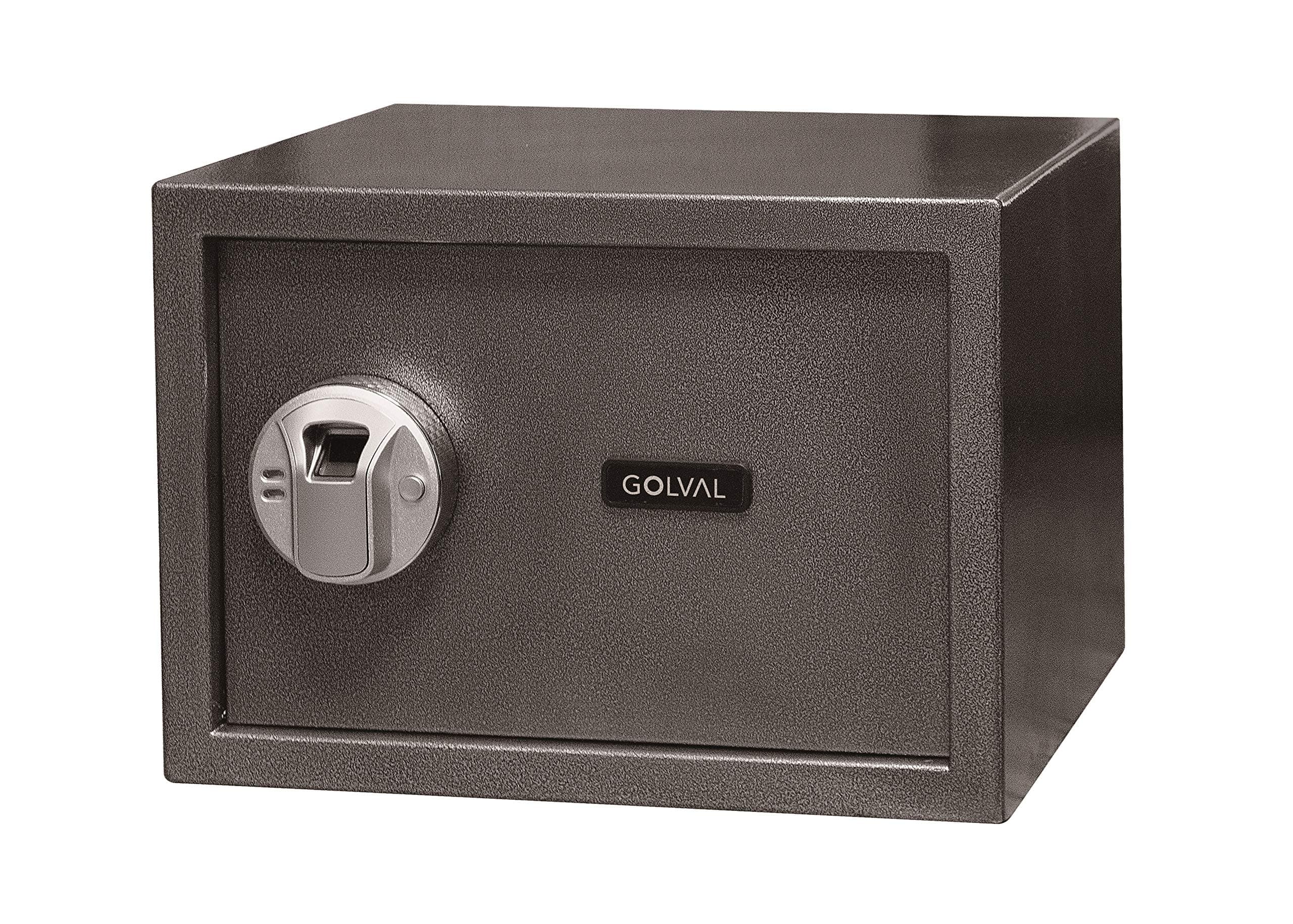 GOLVAL F25 Home Steel Security Safe, Biometric Quick-Access Safe