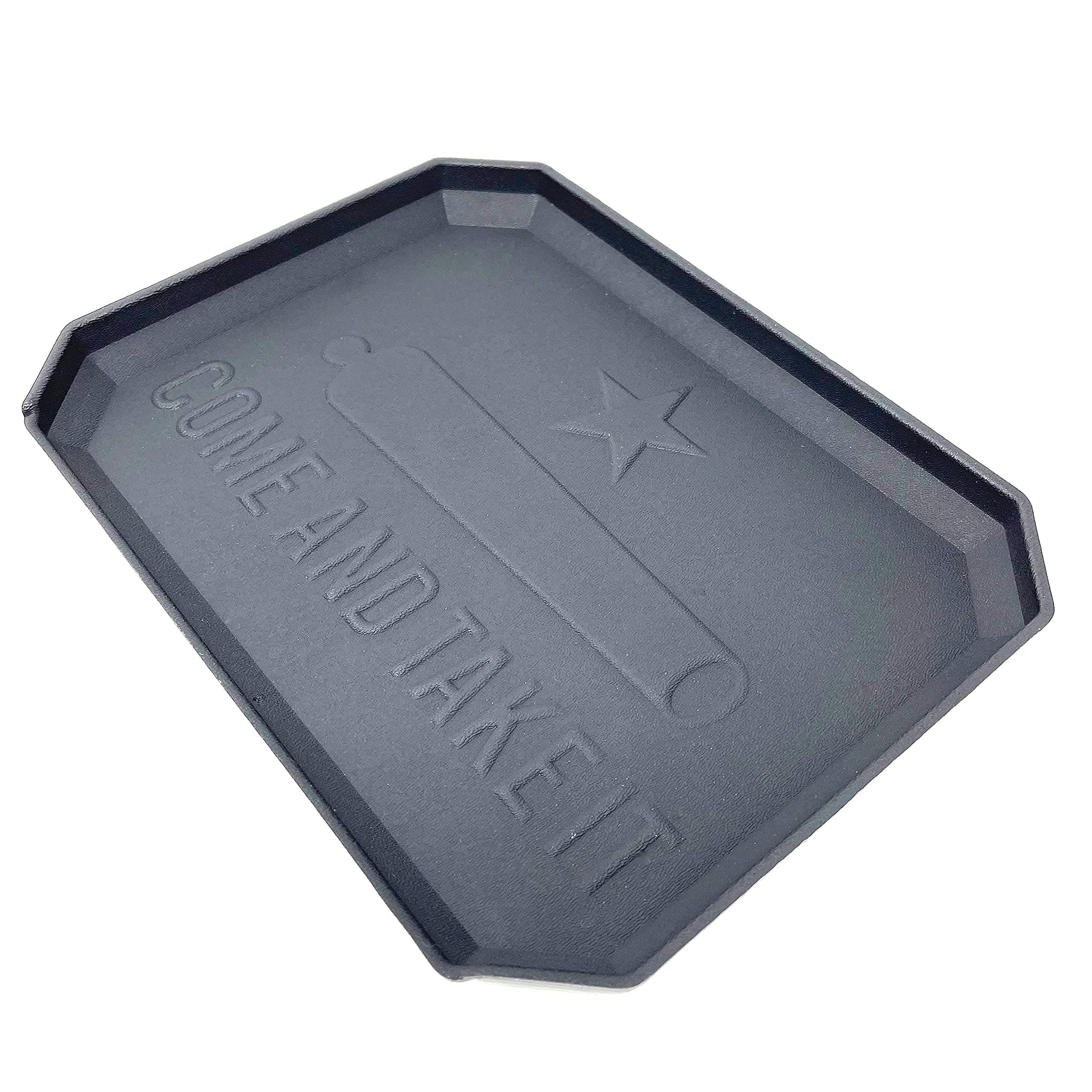 Copper Basin EDC Pocket Dump Key Valet Tray Bedside Nightstand Organizer Come and Take It 2A Black