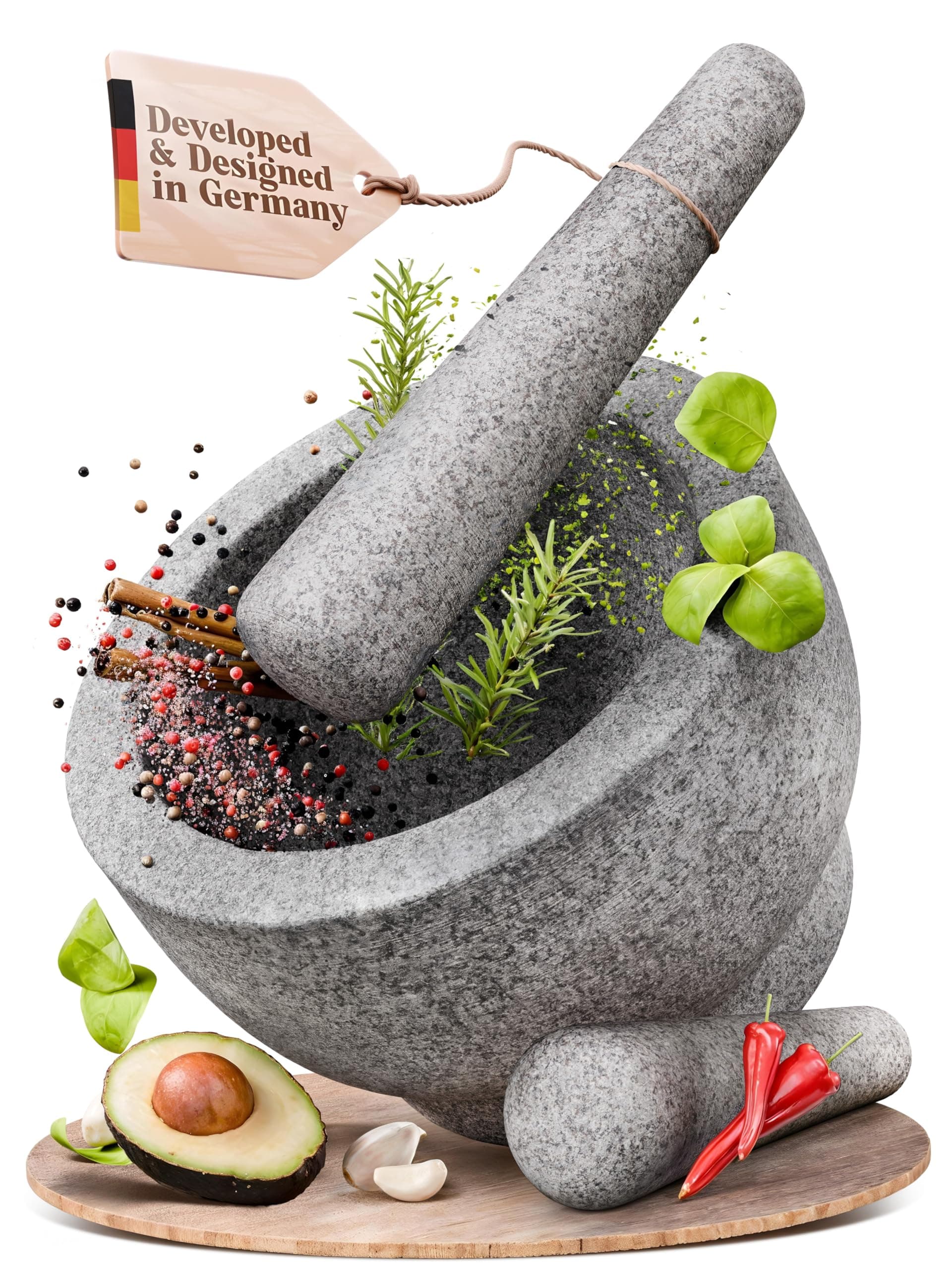 EXTRA Large 8 Inch 5 Cup Capacity, Unpolished