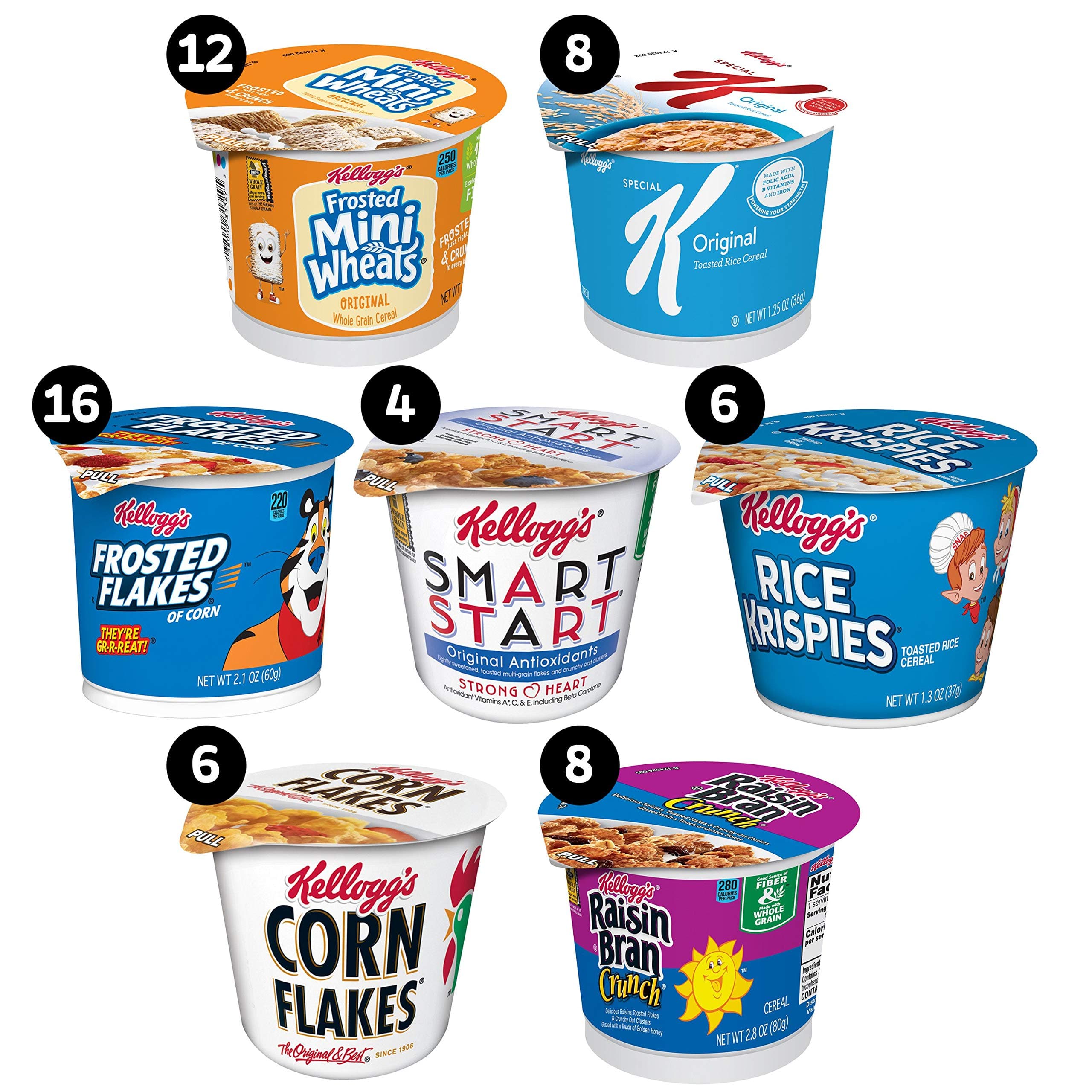 Total Assortments, Breakfast Cereal, Original, 1.95oz (60 Count)