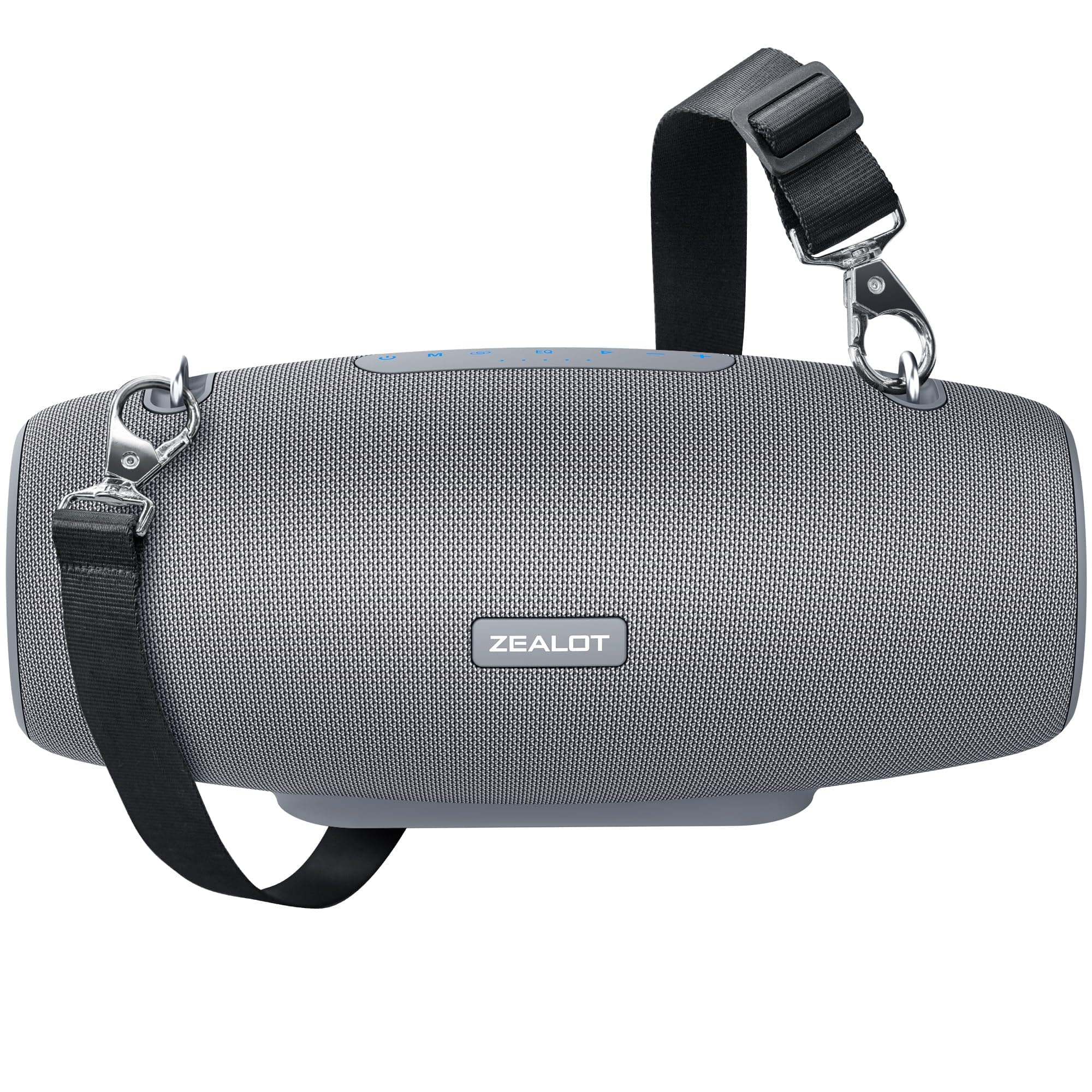 Bluetooth Speaker, Speaker,75W Speakers Bluetooth Wireless Loud,IPX6 Waterproof Outdoor Speakers with Rich Bass,14400MAh Battery,20H Play,Stereo,Portable Speaker for Home,Party,Beach,Grey