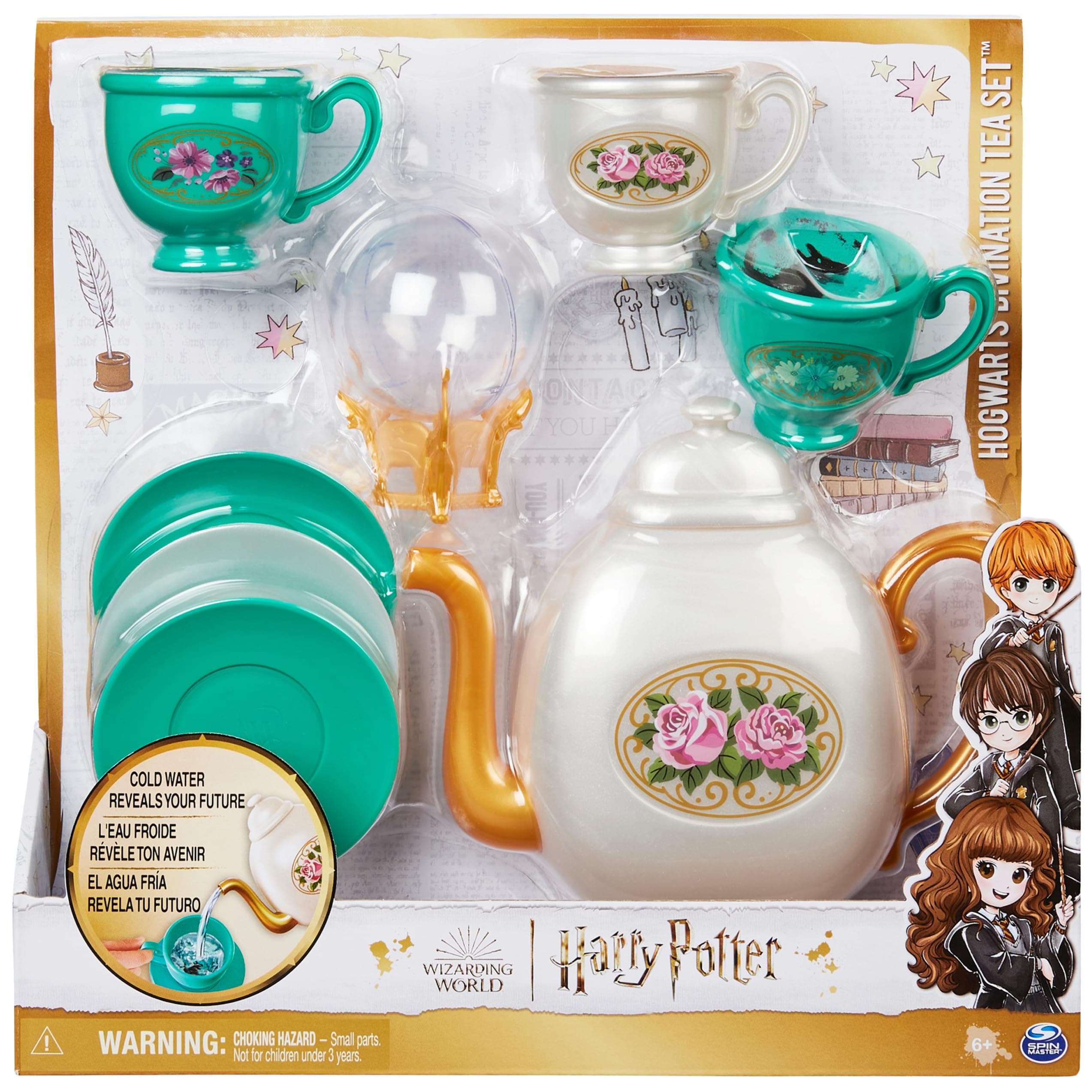 Harry Potter, Hogwarts Role Play Divination Tea Set and Crystal Ball, Kids Toys for Ages 6 and up