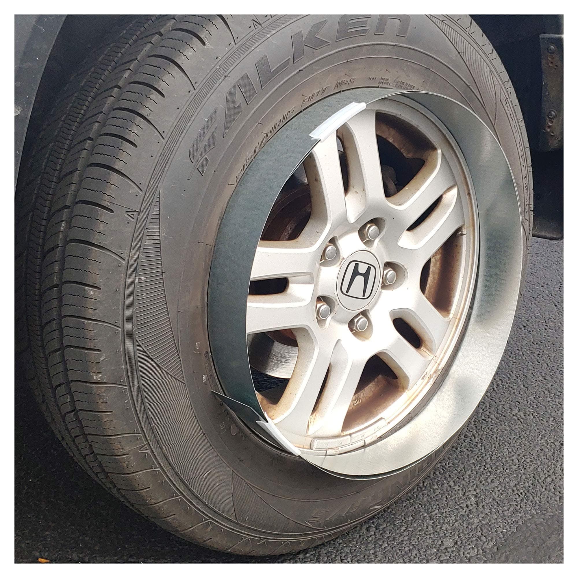 CHAMP Rim Maskers -Paint Wheels Without Removing Tire - Set of Four - Adjust to Wheel Sizes up to 22 in Professional - Made in USA