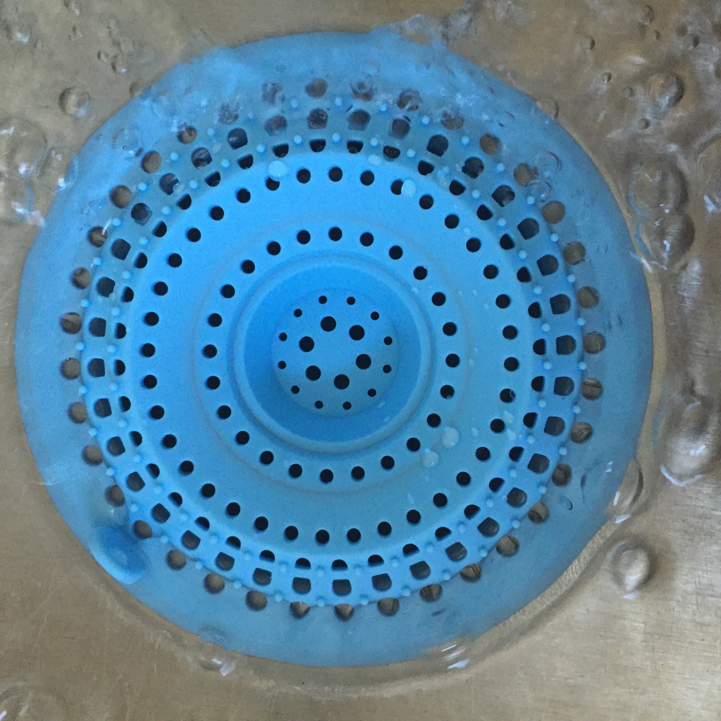 Blue 2-Way Bath Hair Catcher Stopper Drain Filter Trap Sink Strainer by Prestige Industries