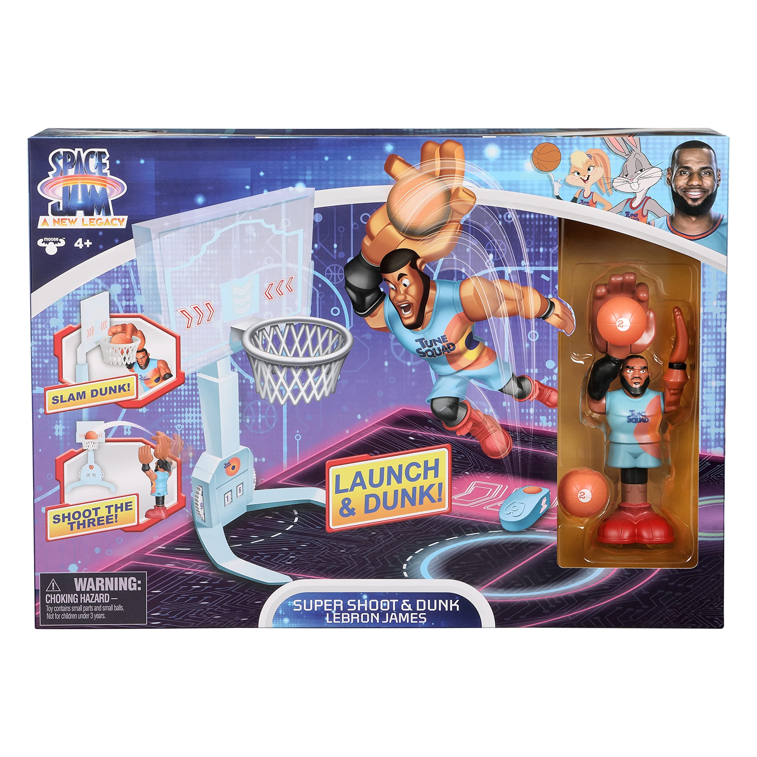 SPACE JAM: A New Legacy - Super Shoot & Dunk Playset with Lebron Figure