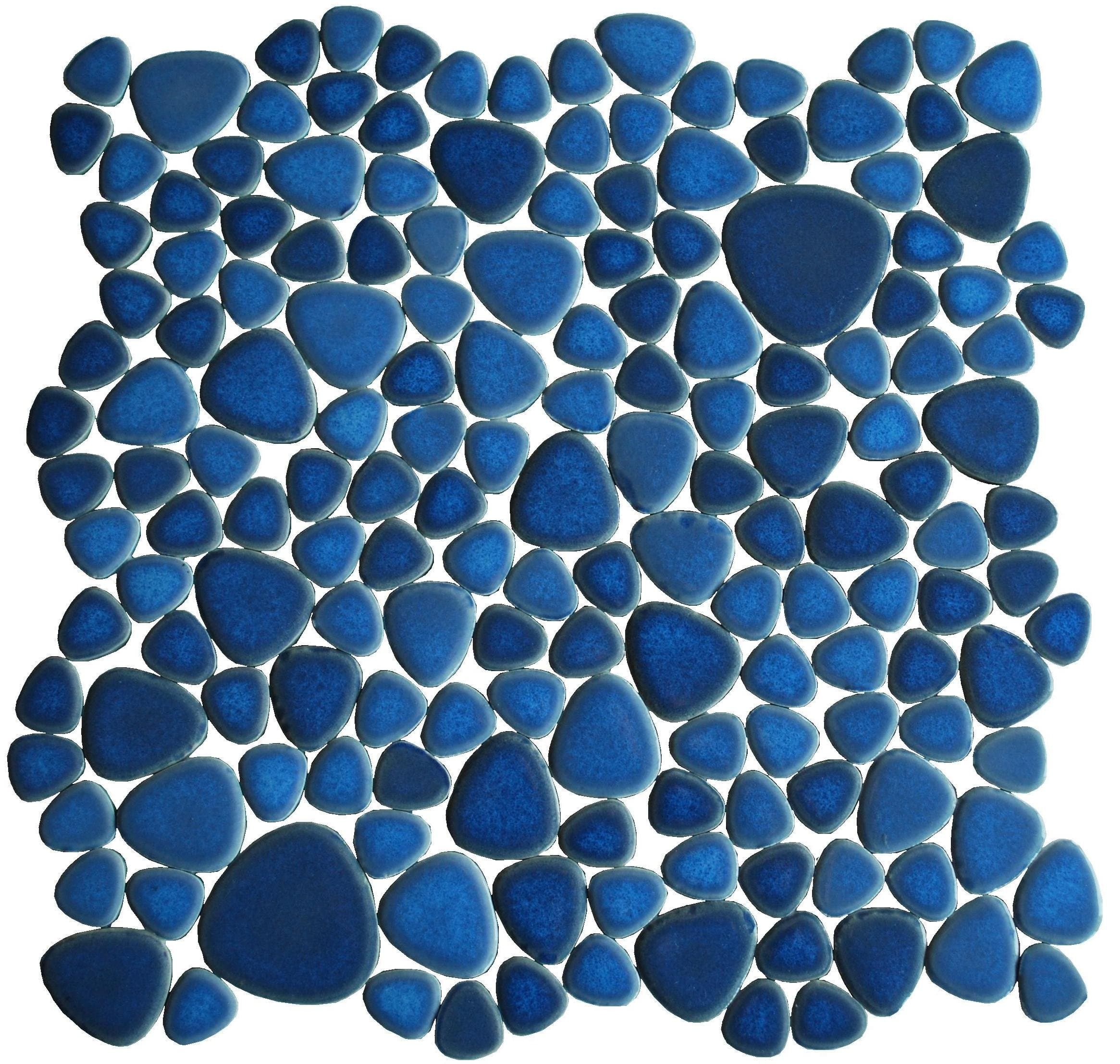 Porcelain Ocean Pebble Tile 12x12