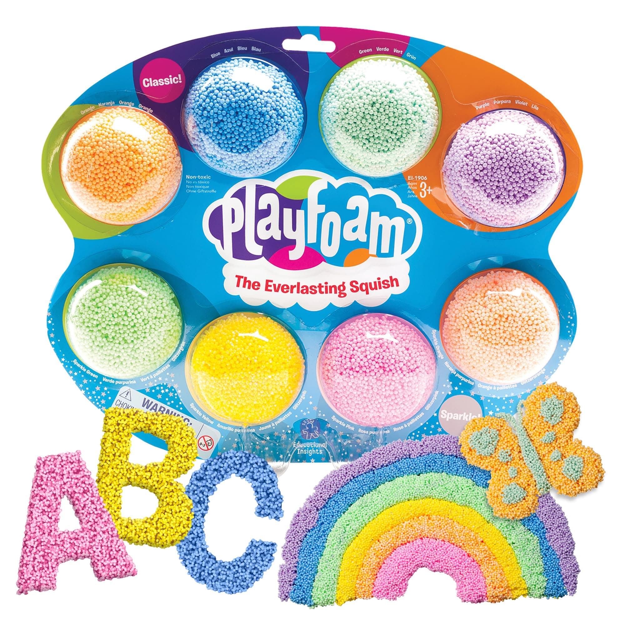 Educational Insights Learning Resources Playfoam Combo (8 Pack) - Kids, Multicolor