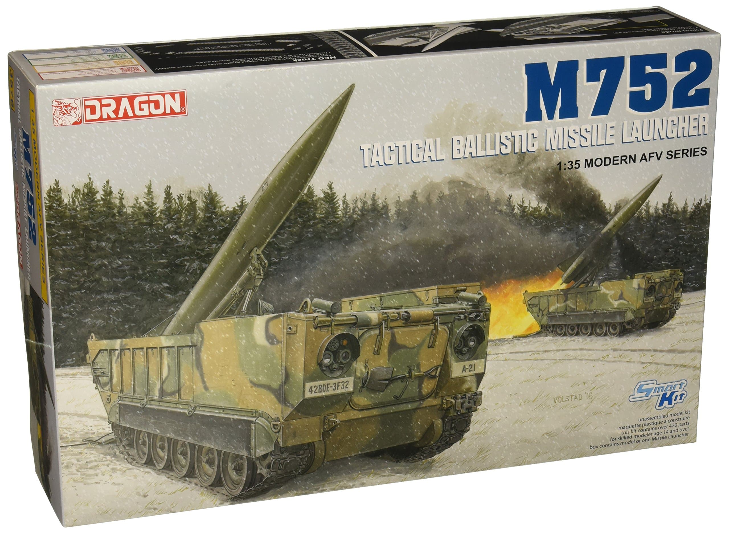 Dragon Models 1/35 M752 Lance Self-Propelled Missile Launcher Dragon Model Kits