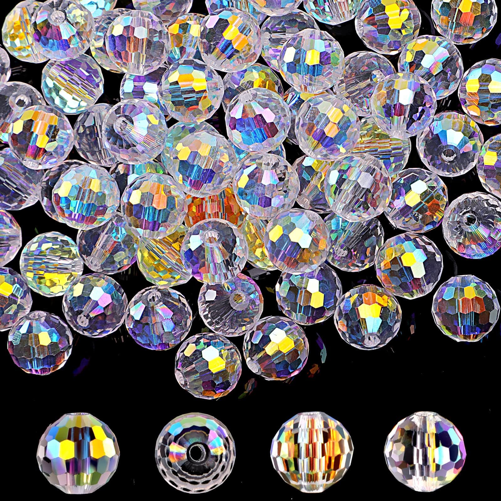AB Crystal Glass Beads
