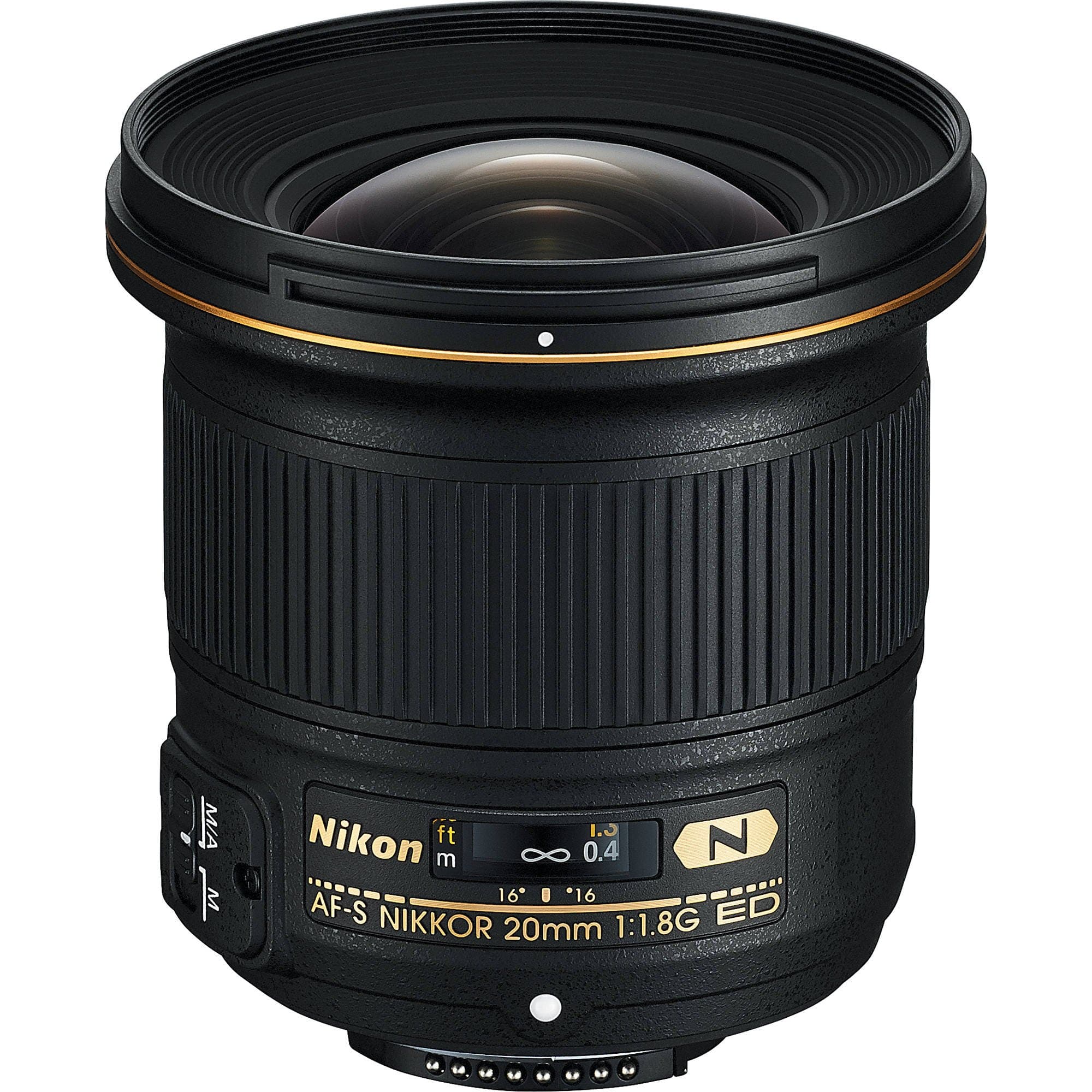 AF-S FX NIKKOR 20mm f/1.8G ED Fixed Lens with Auto Focus for Nikon DSLR Cameras
