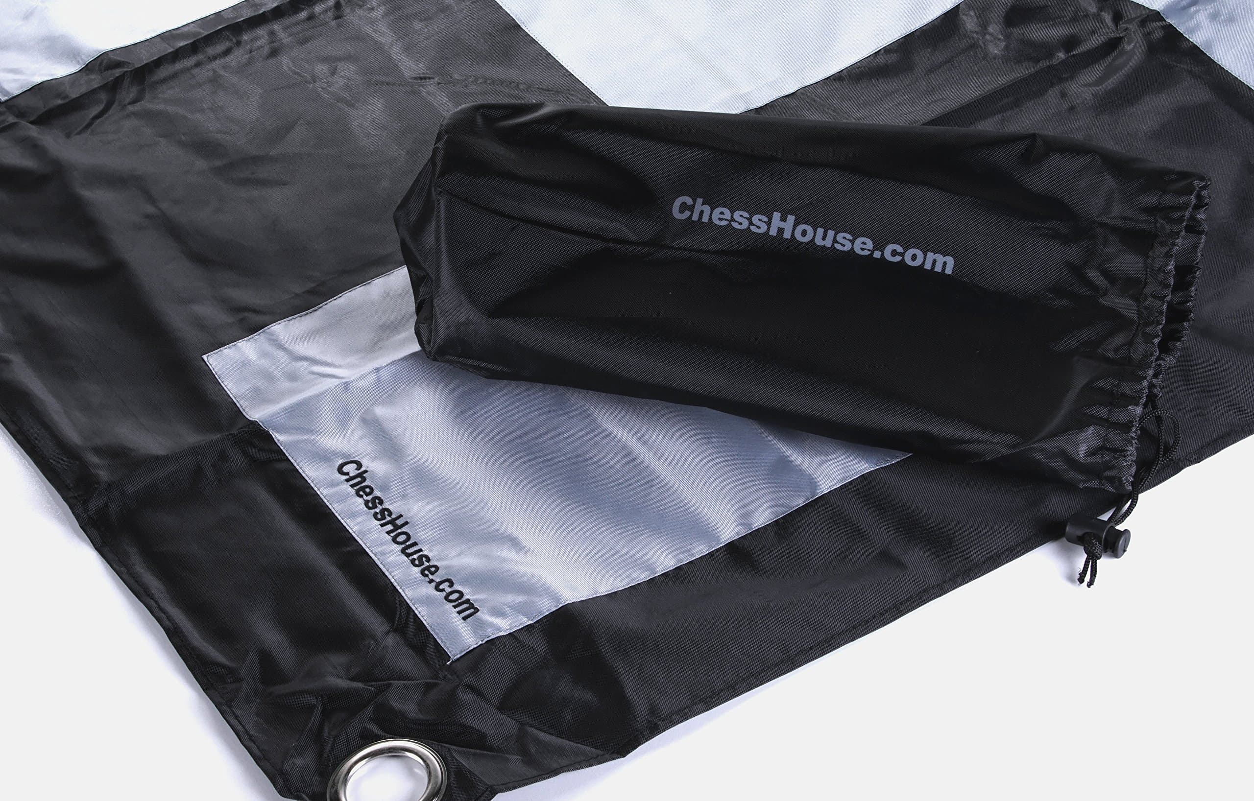 Chess House 9 Ft. Quickfold Nylon Chessboard for 25" Giant Chess