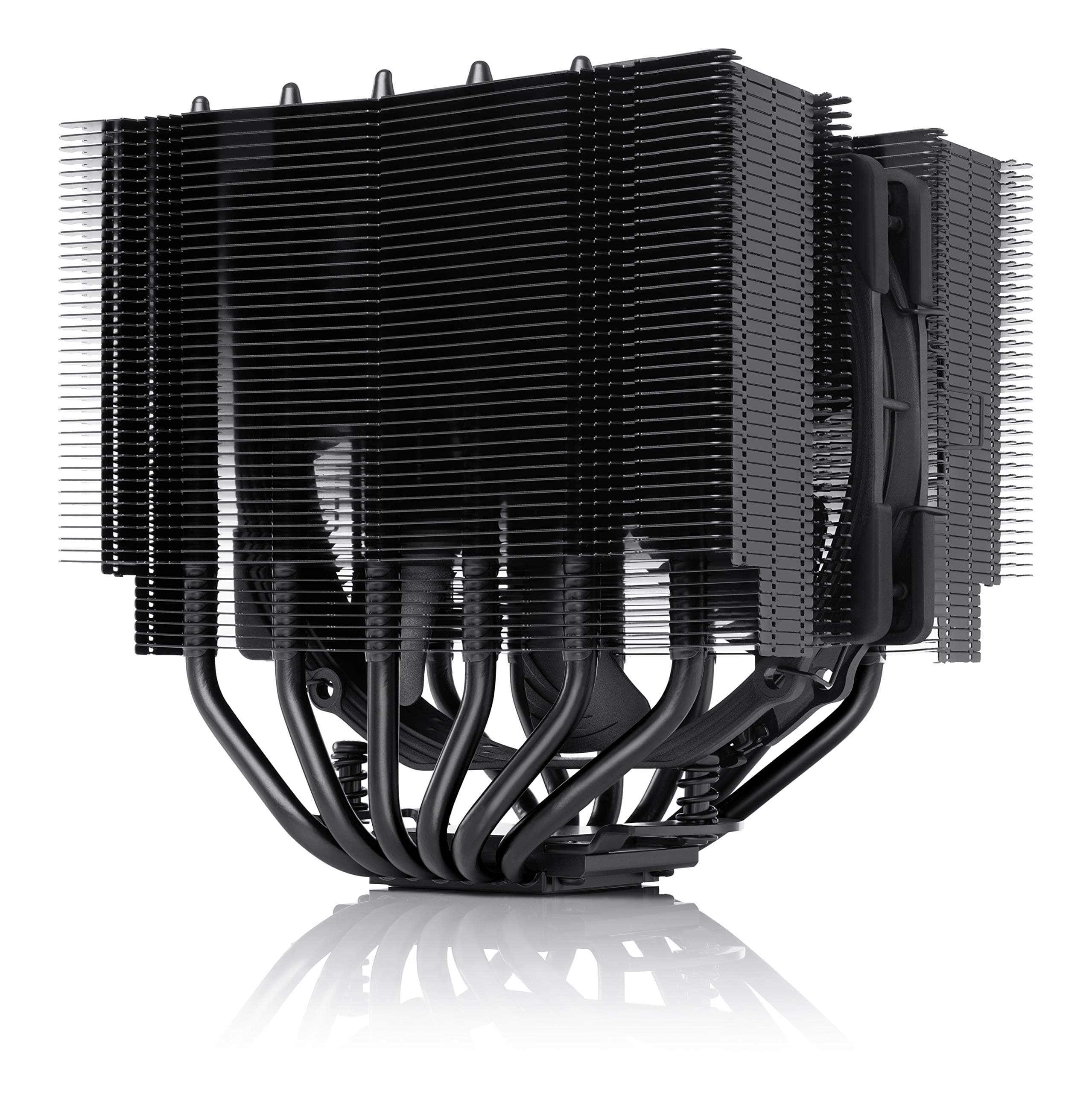 NH-D15S chromax.Black, Premium Dual-Tower CPU Cooler with NF-A15 PWM 140mm Fan (Black)